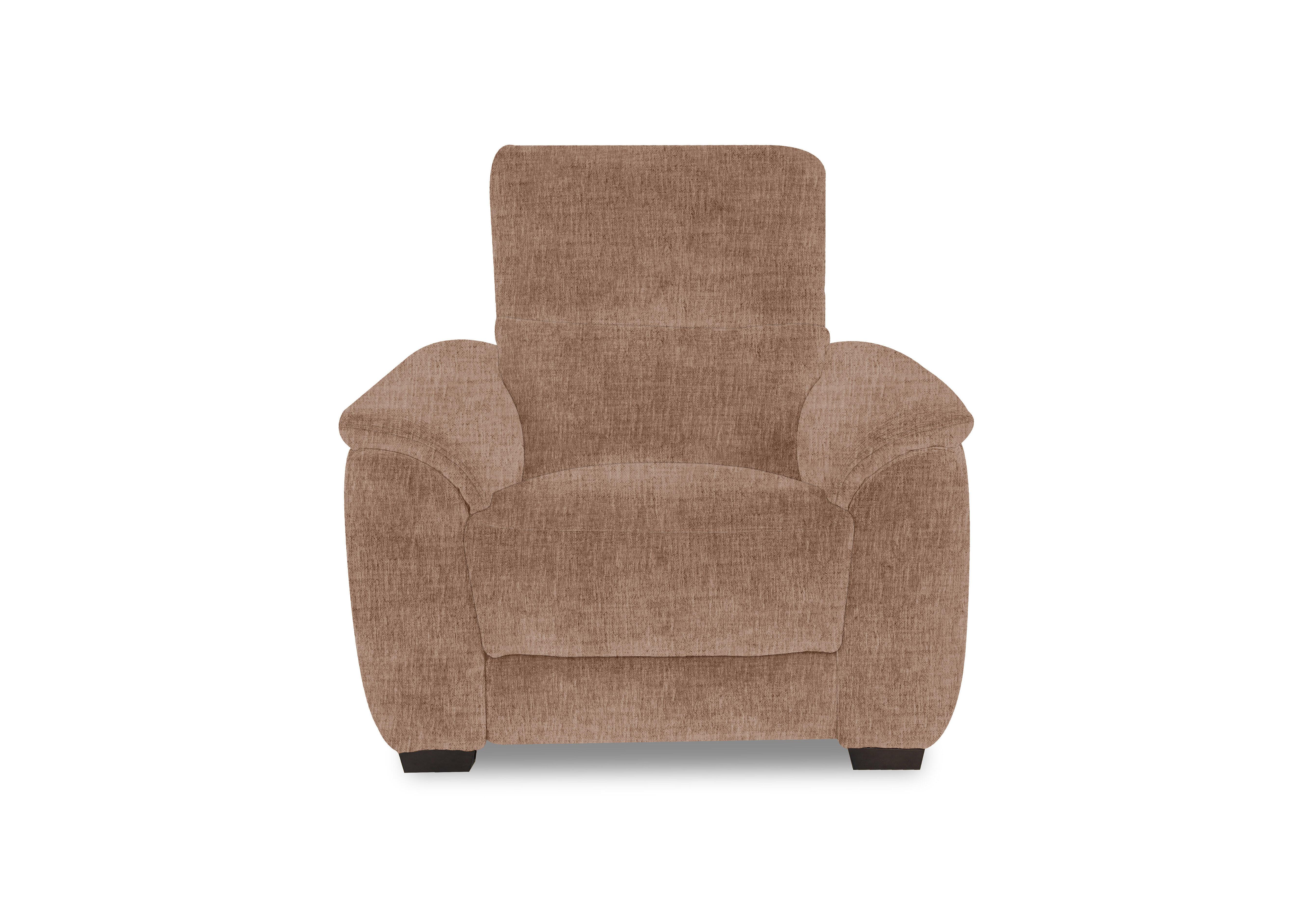 Saffron Fabric Chair in Fab-Mga-R13 Light Brown on Furniture Village