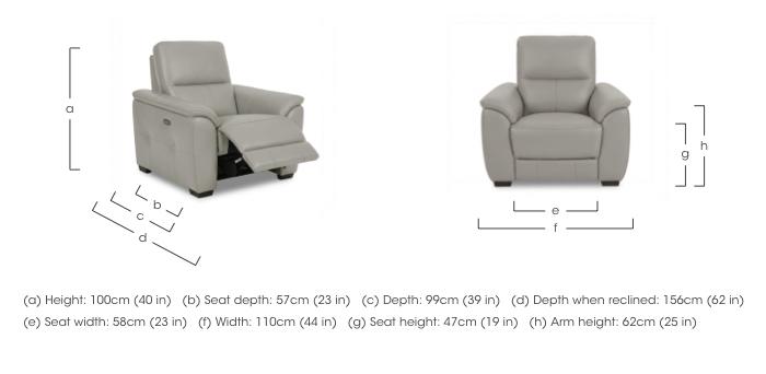 Saffron Leather Chair in  on Furniture Village