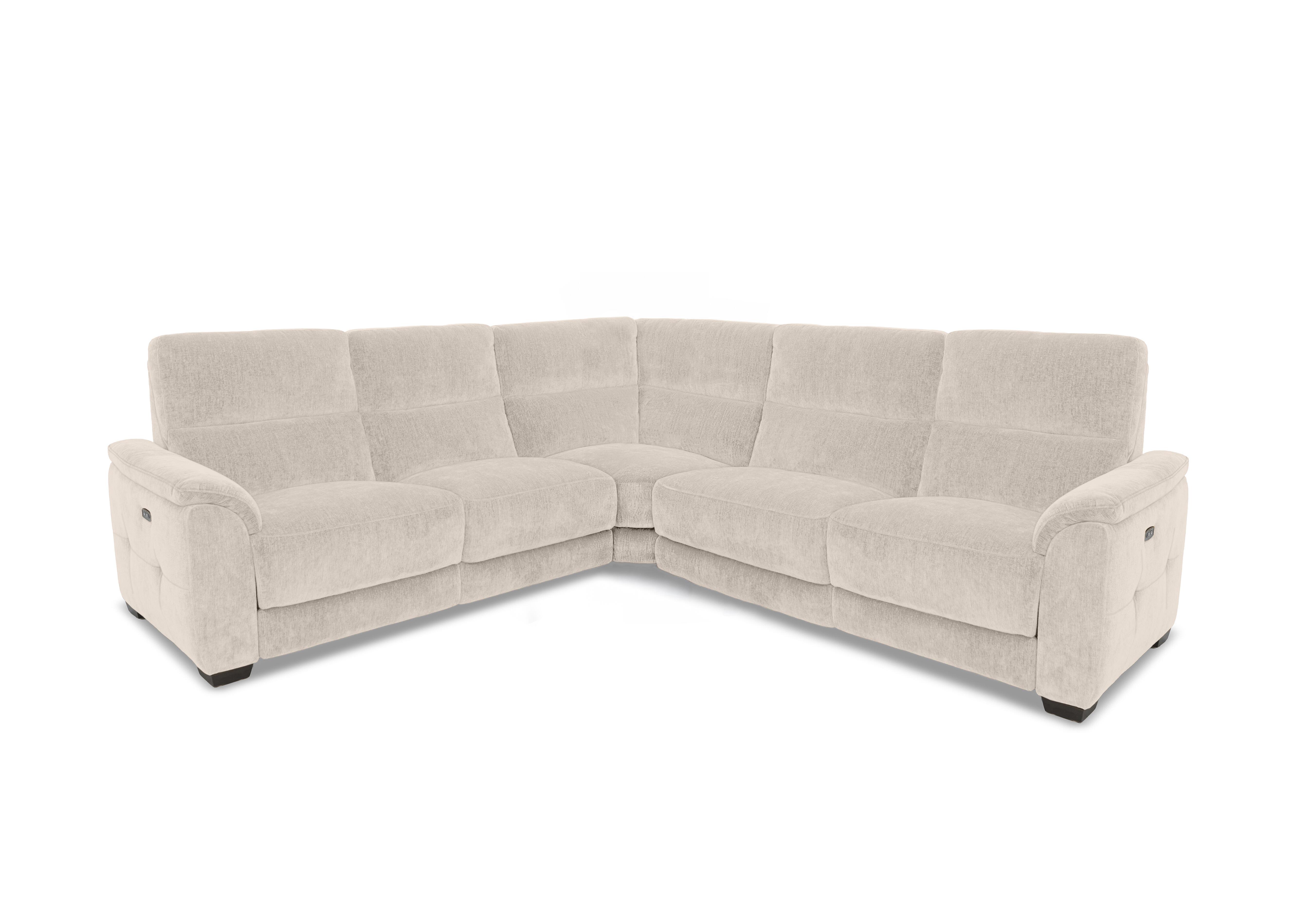 Saffron Large Fabric Corner Sofa in Fab-Crn-R120 Beige on Furniture Village