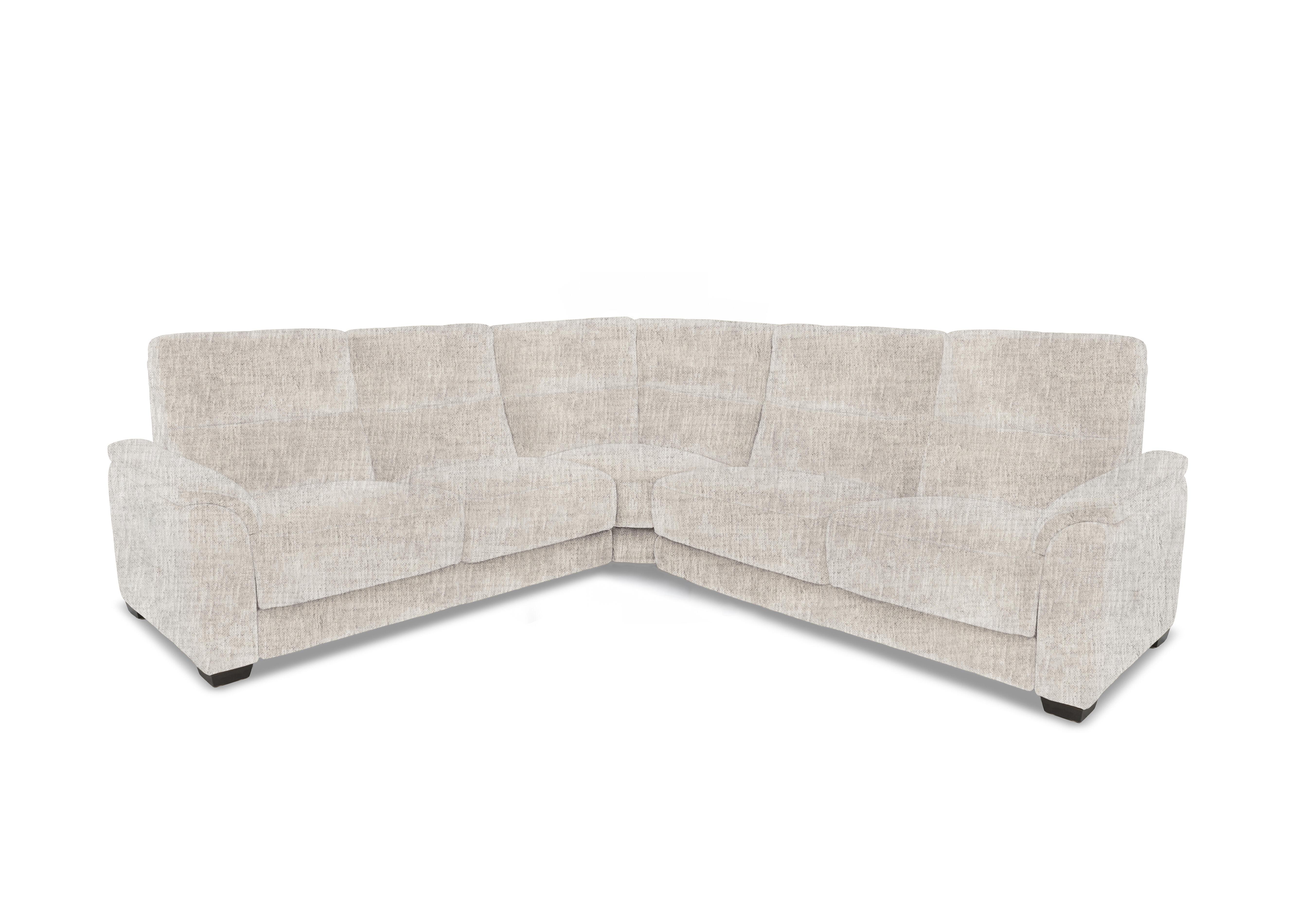 Saffron Large Fabric Corner Sofa in Fab-Mga-R04 Beige on Furniture Village