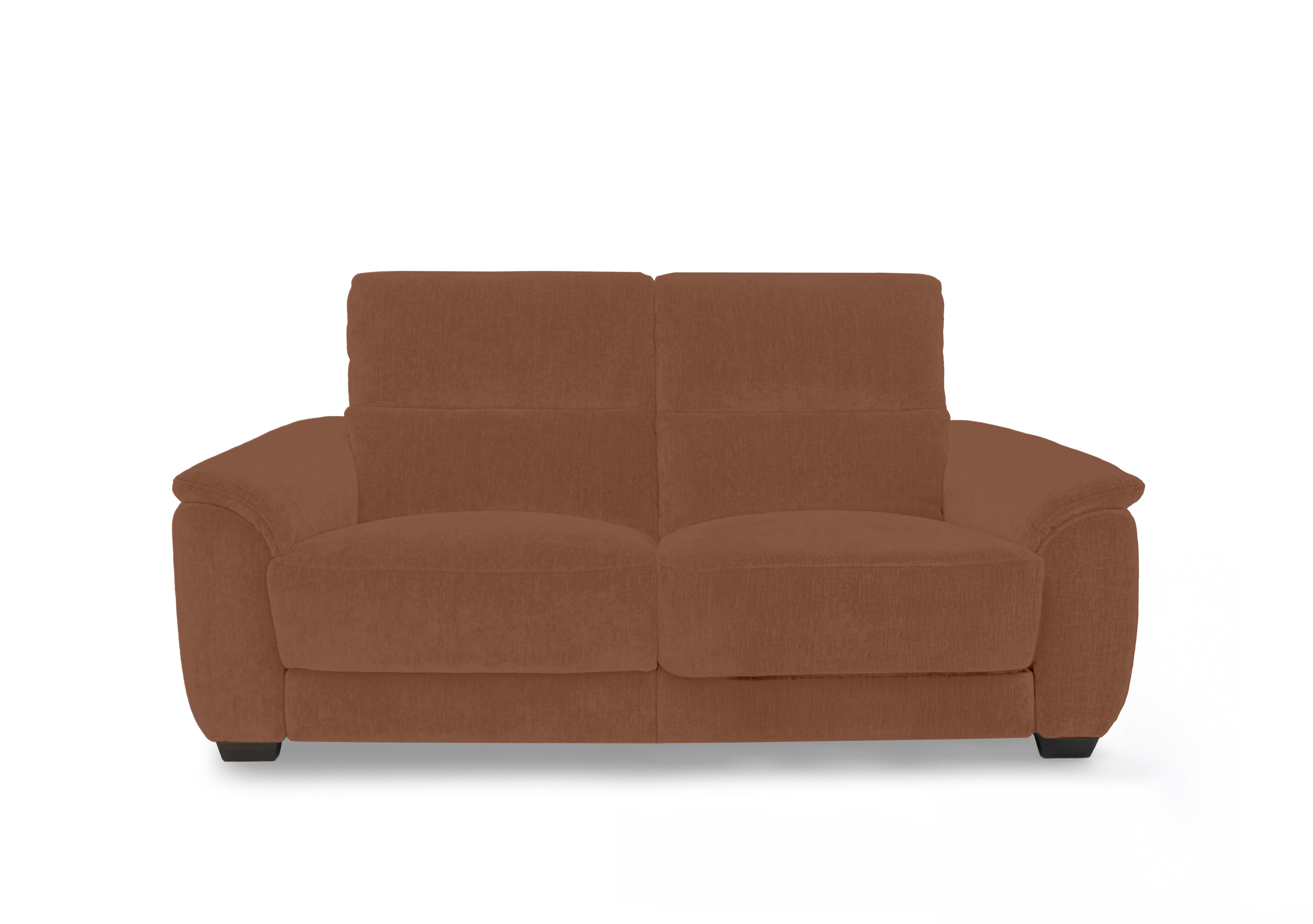 Saffron Fabric 3 Seater Power Recliner Sofa in Fab-Dab-R13 Rust on Furniture Village