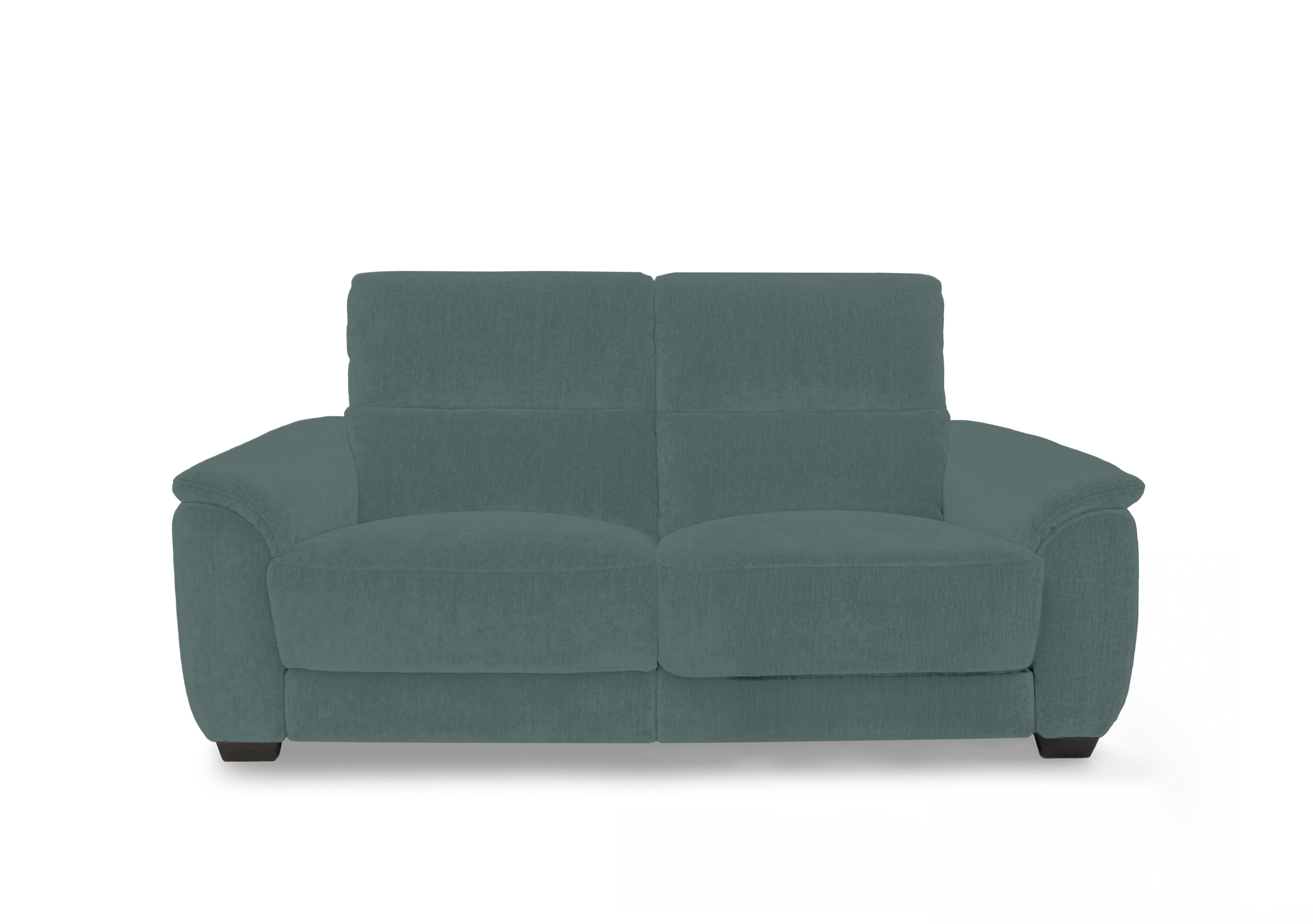 Saffron Fabric 3 Seater Power Recliner Sofa in Fab-Dab-R17 Peacock on Furniture Village