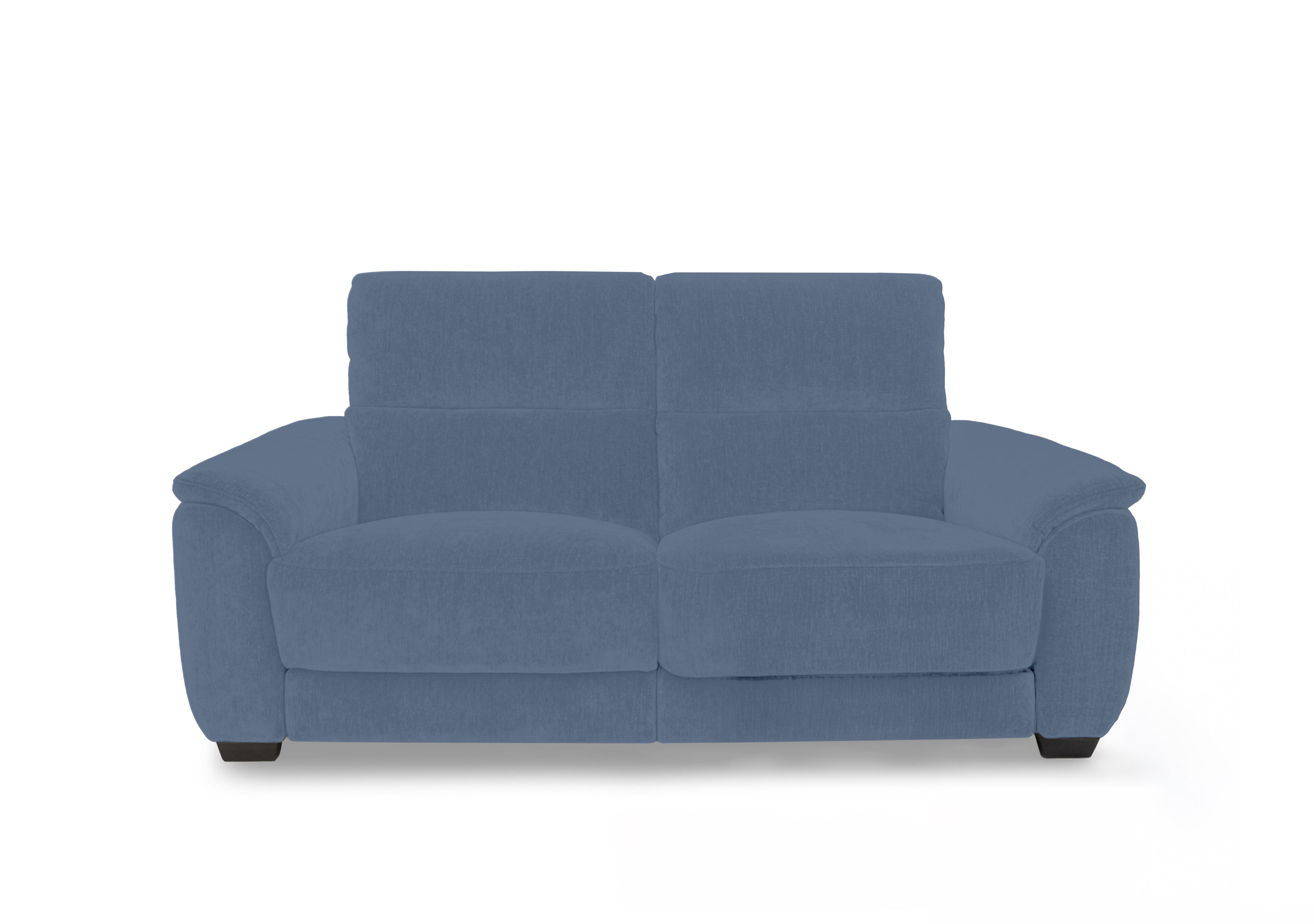Saffron Fabric 3 Seater Sofa in Fab-Dab-R18 Silverish Blue on Furniture Village