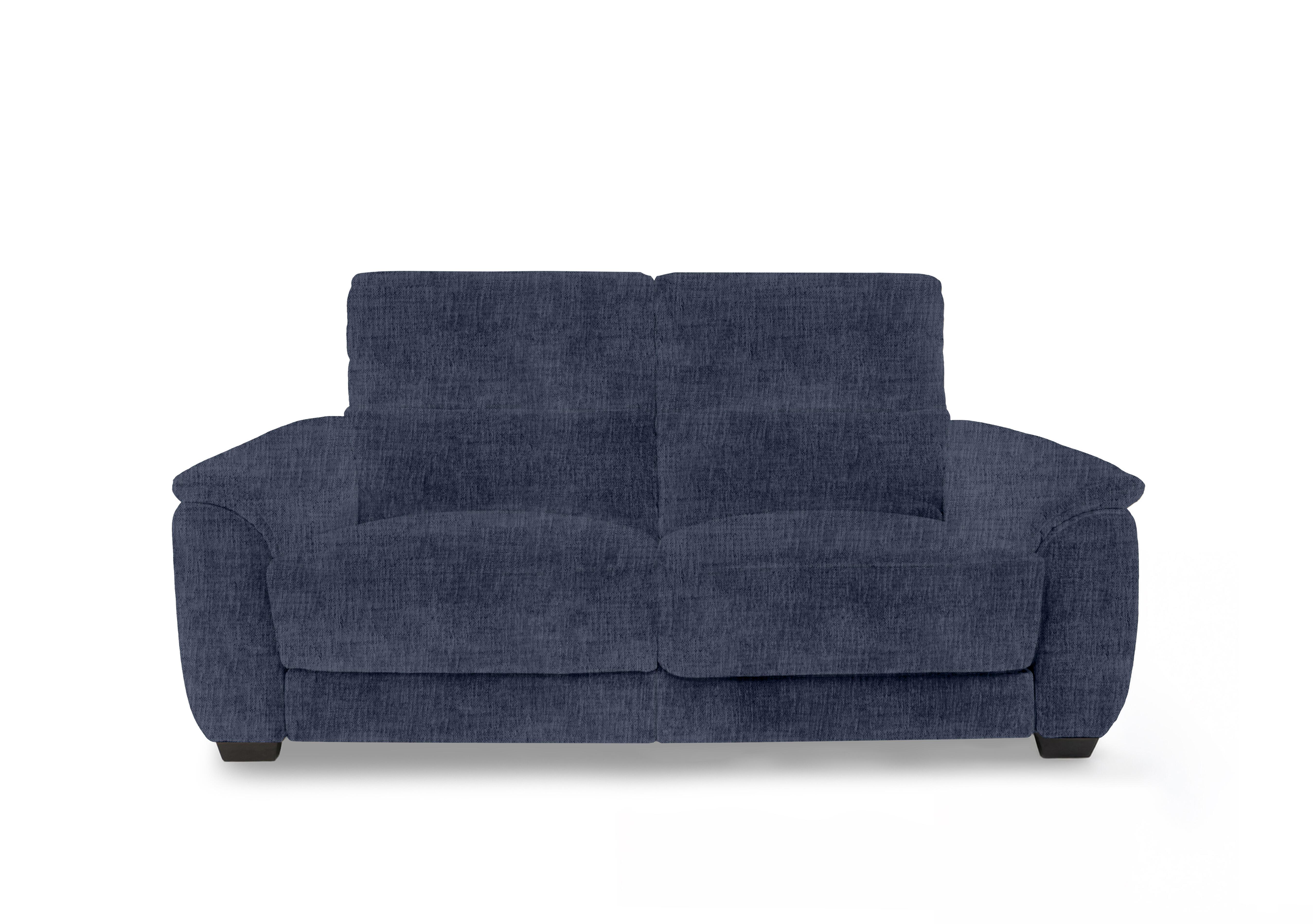 Saffron Fabric 3 Seater Power Recliner Sofa in Fab-Mga-R10 Dark Denim on Furniture Village