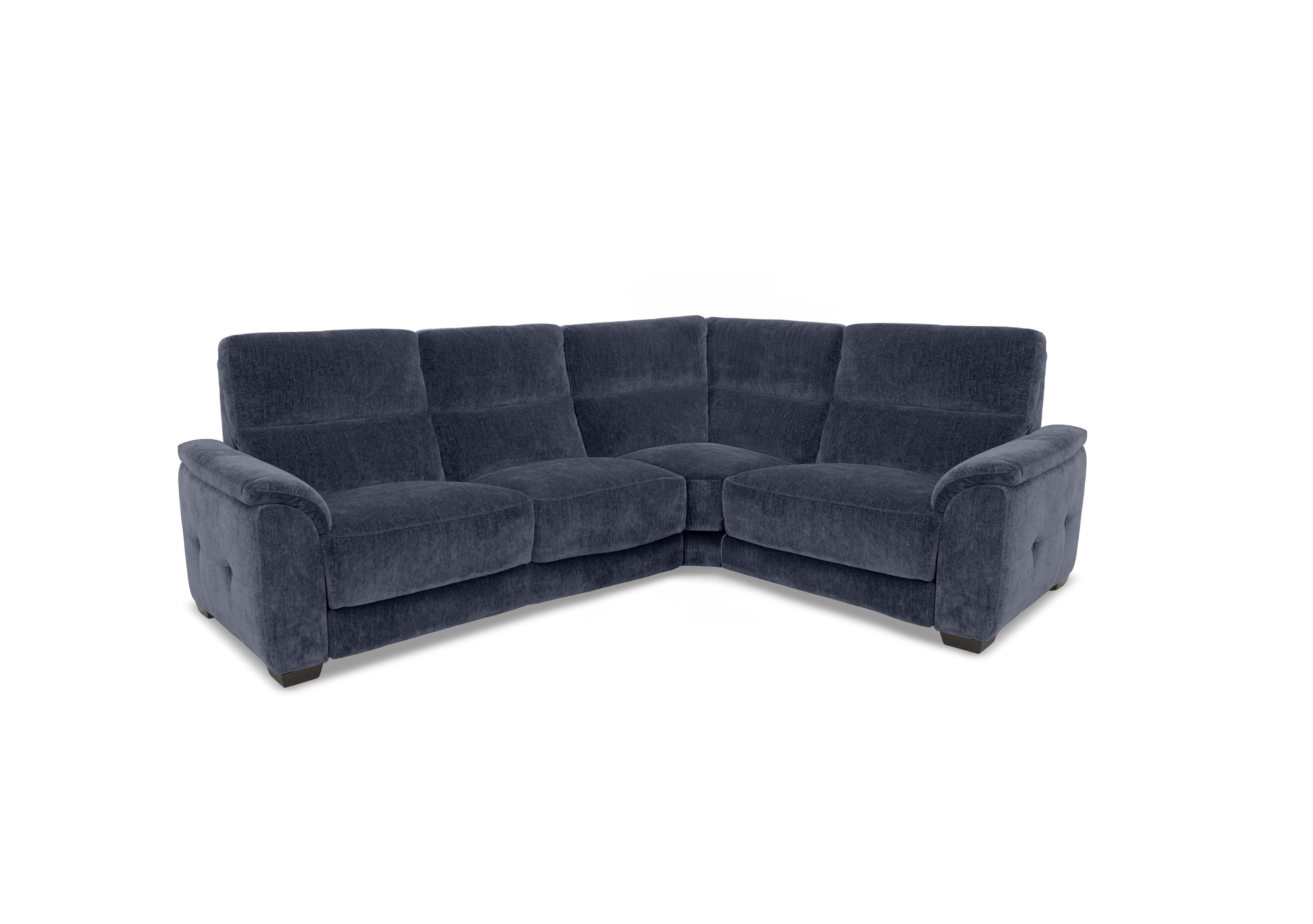 Saffron Small Fabric Corner Sofa in Fab-Crn-R101 Ink on Furniture Village