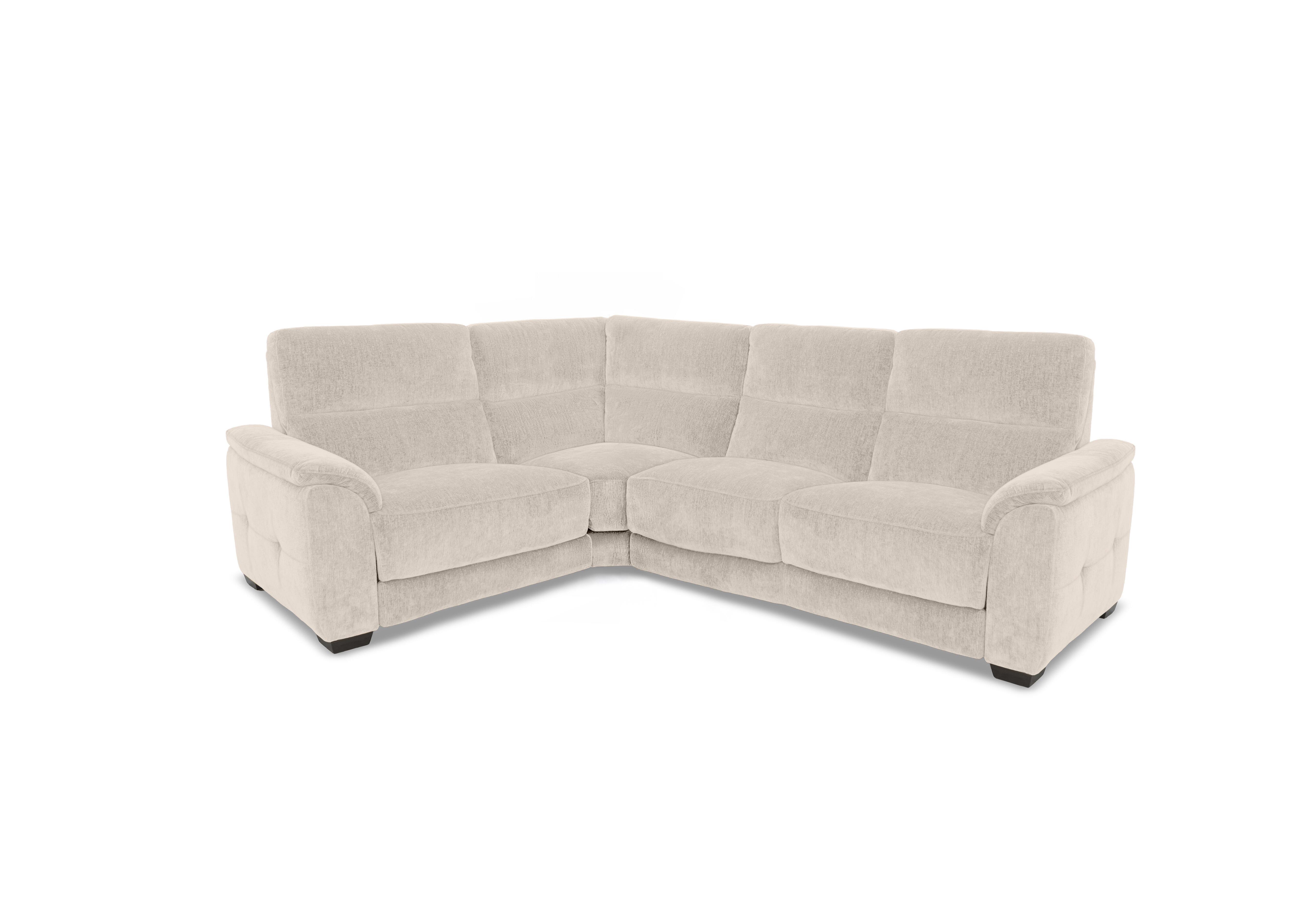 Saffron Small Fabric Corner Sofa in Fab-Crn-R120 Beige on Furniture Village