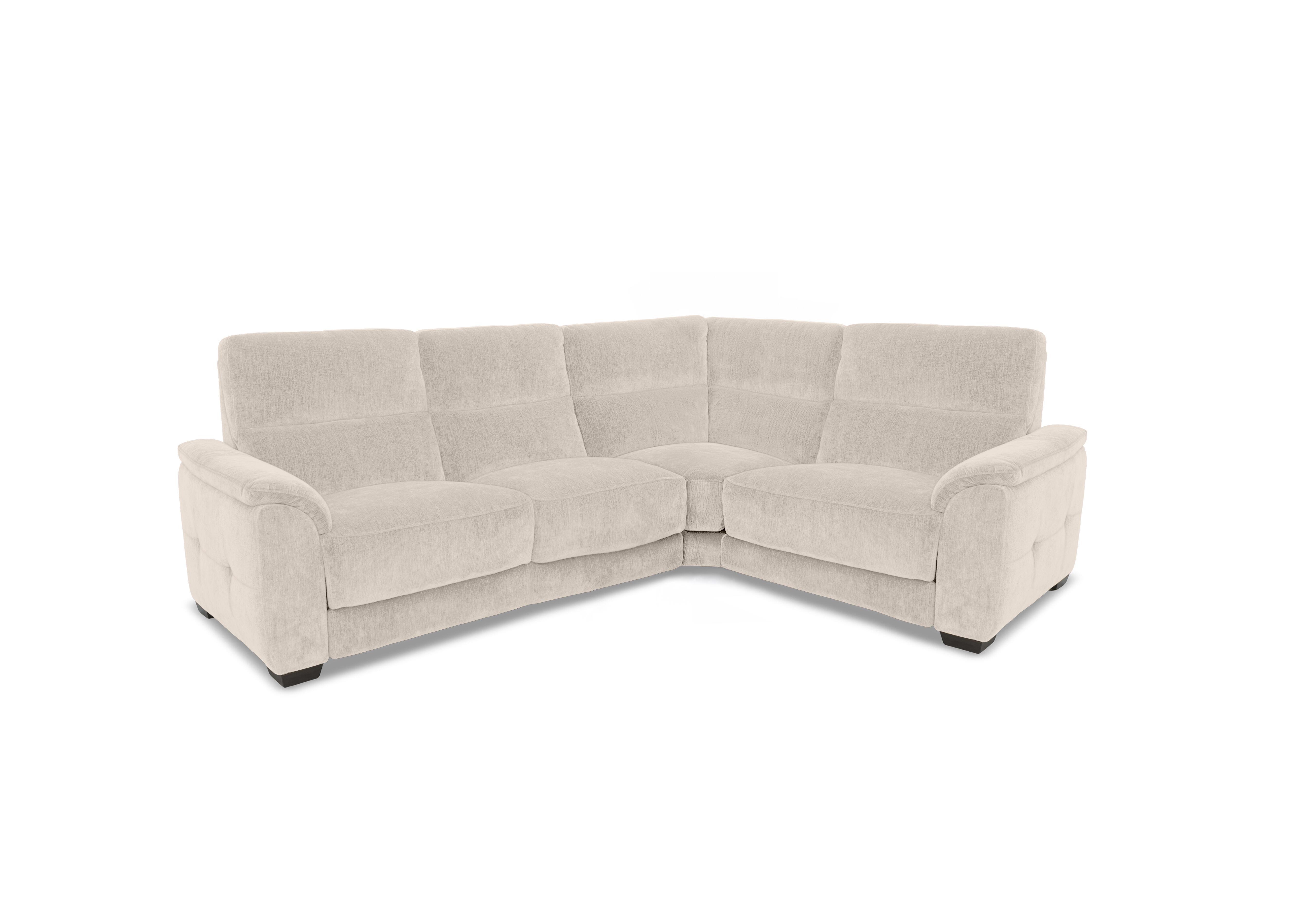 Saffron Small Fabric Corner Sofa in Fab-Crn-R120 Beige on Furniture Village