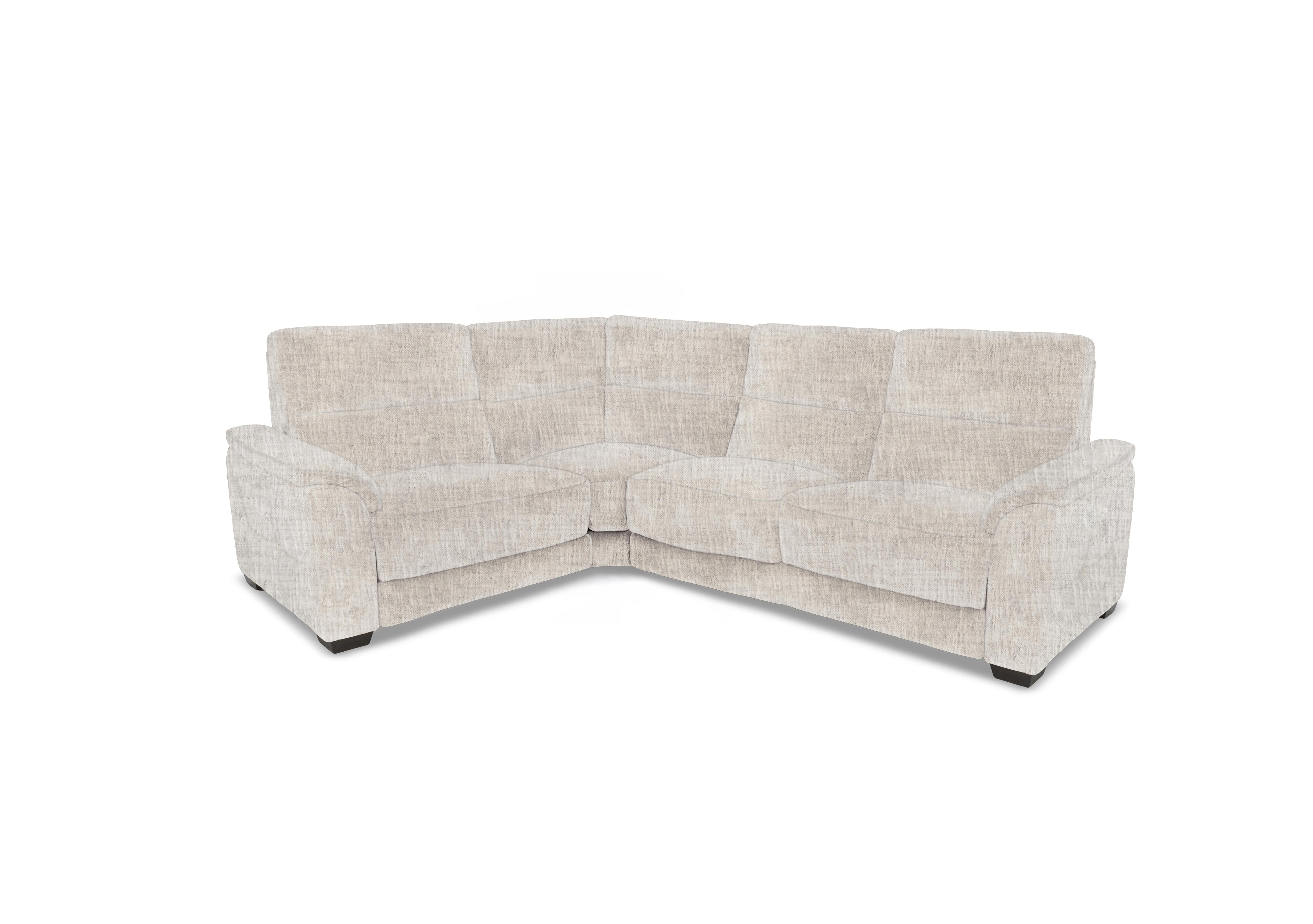 Saffron Small Fabric Corner Sofa in Fab-Mga-R04 Beige on Furniture Village