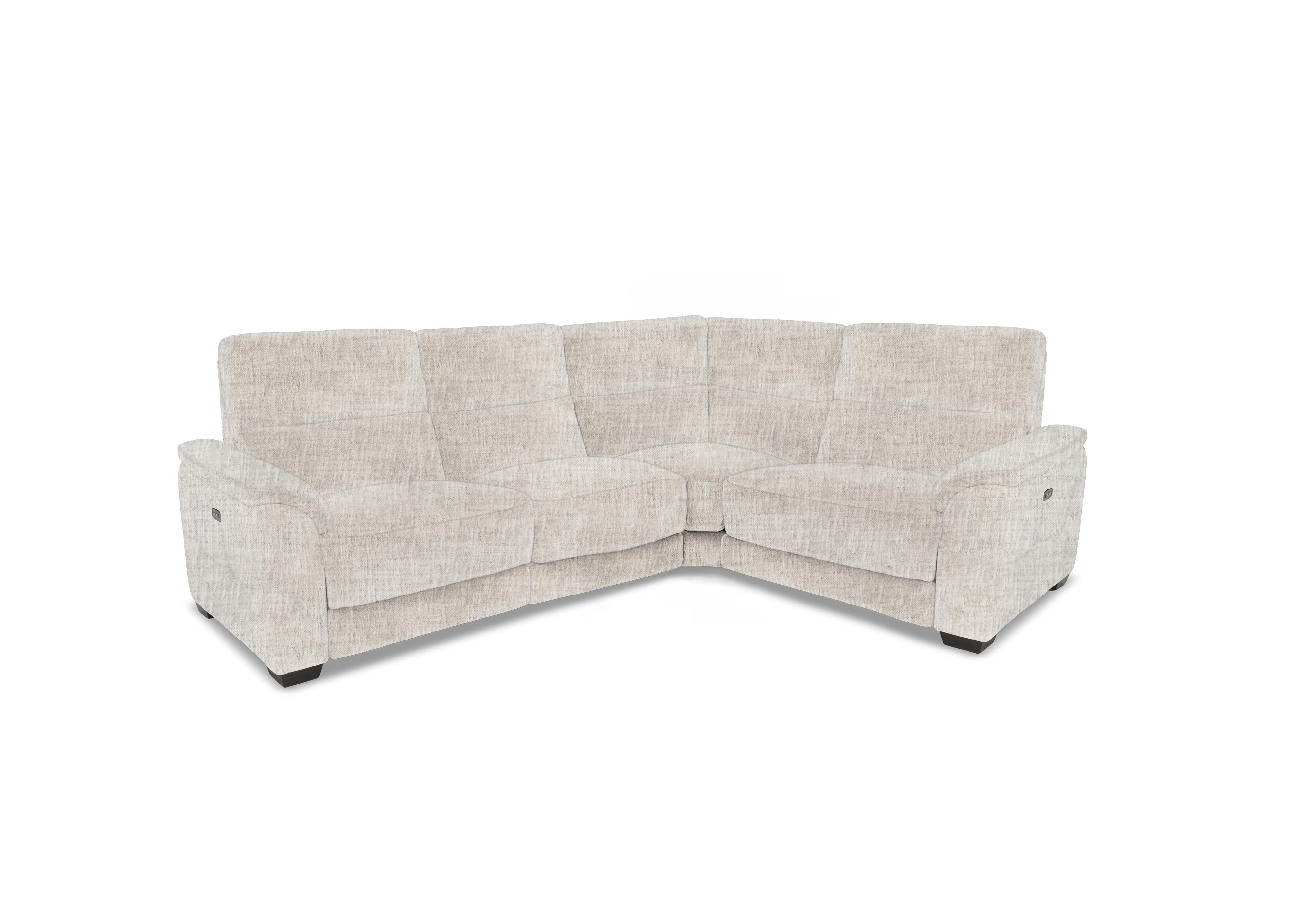 Saffron Small Fabric Corner Sofa in Fab-Mga-R04 Beige on Furniture Village