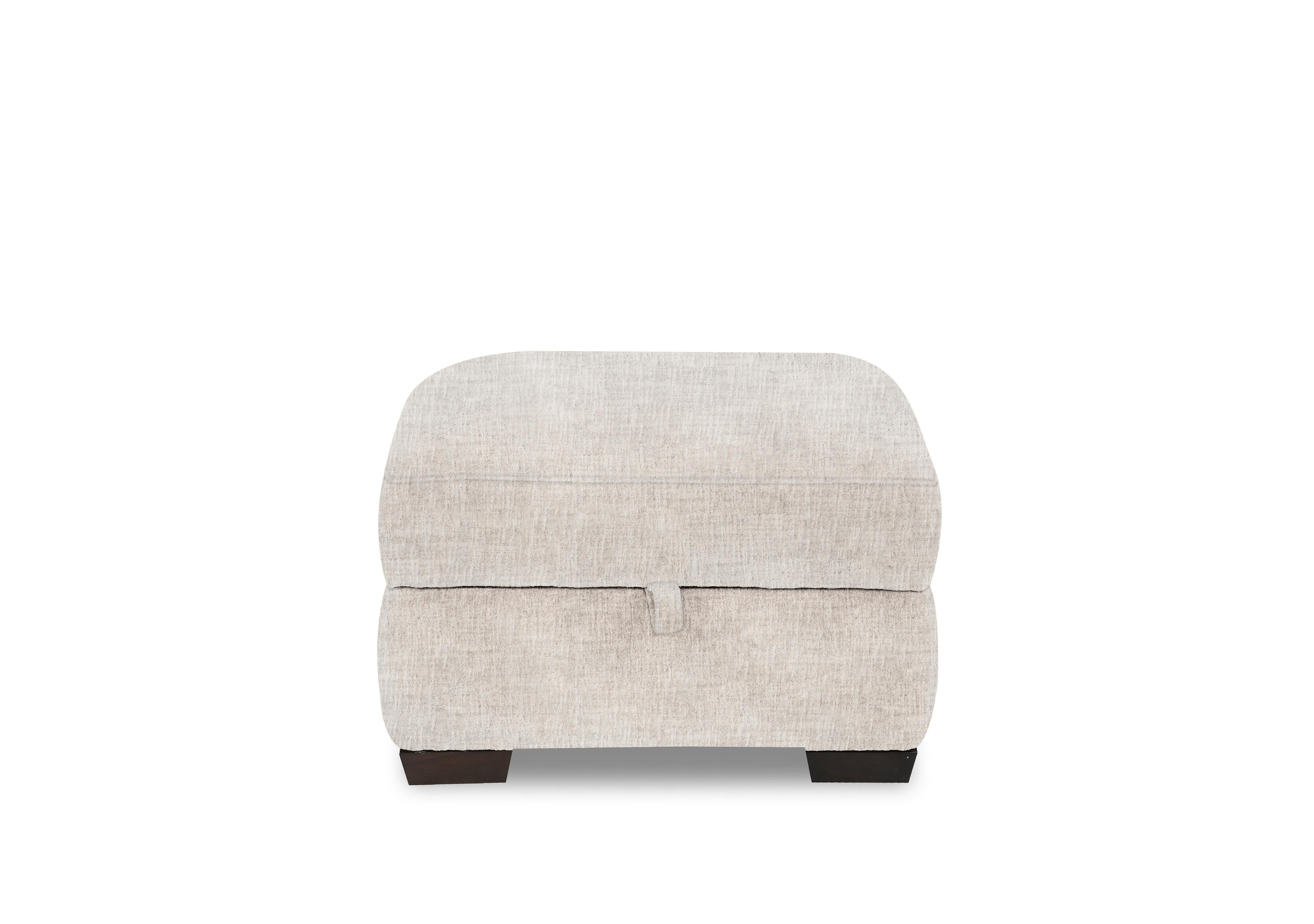 Saffron Fabric Storage Footstool in Fab-Mga-R04 Beige on Furniture Village