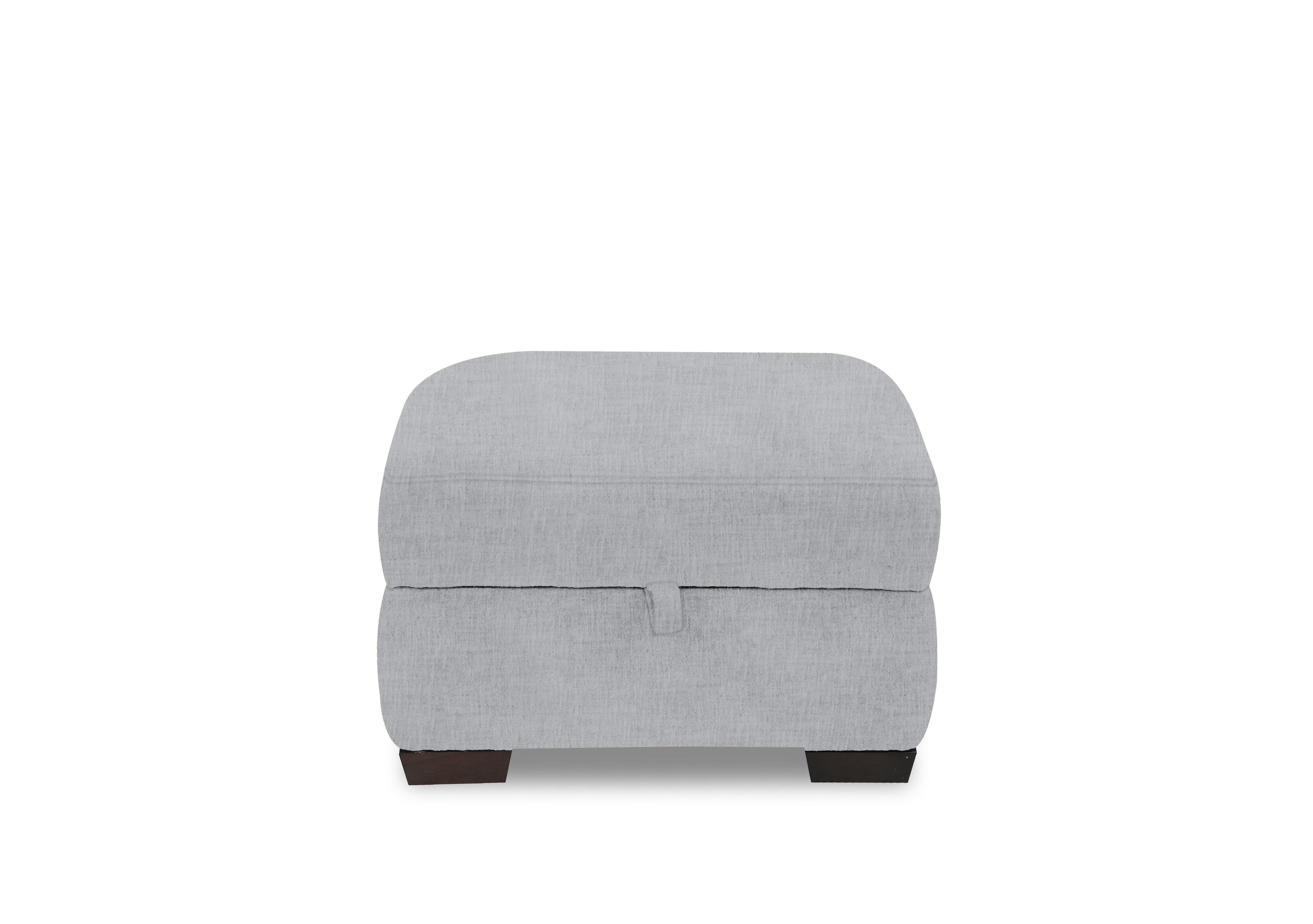Saffron Fabric Storage Footstool in Fab-Mga-R09 Dove Grey on Furniture Village