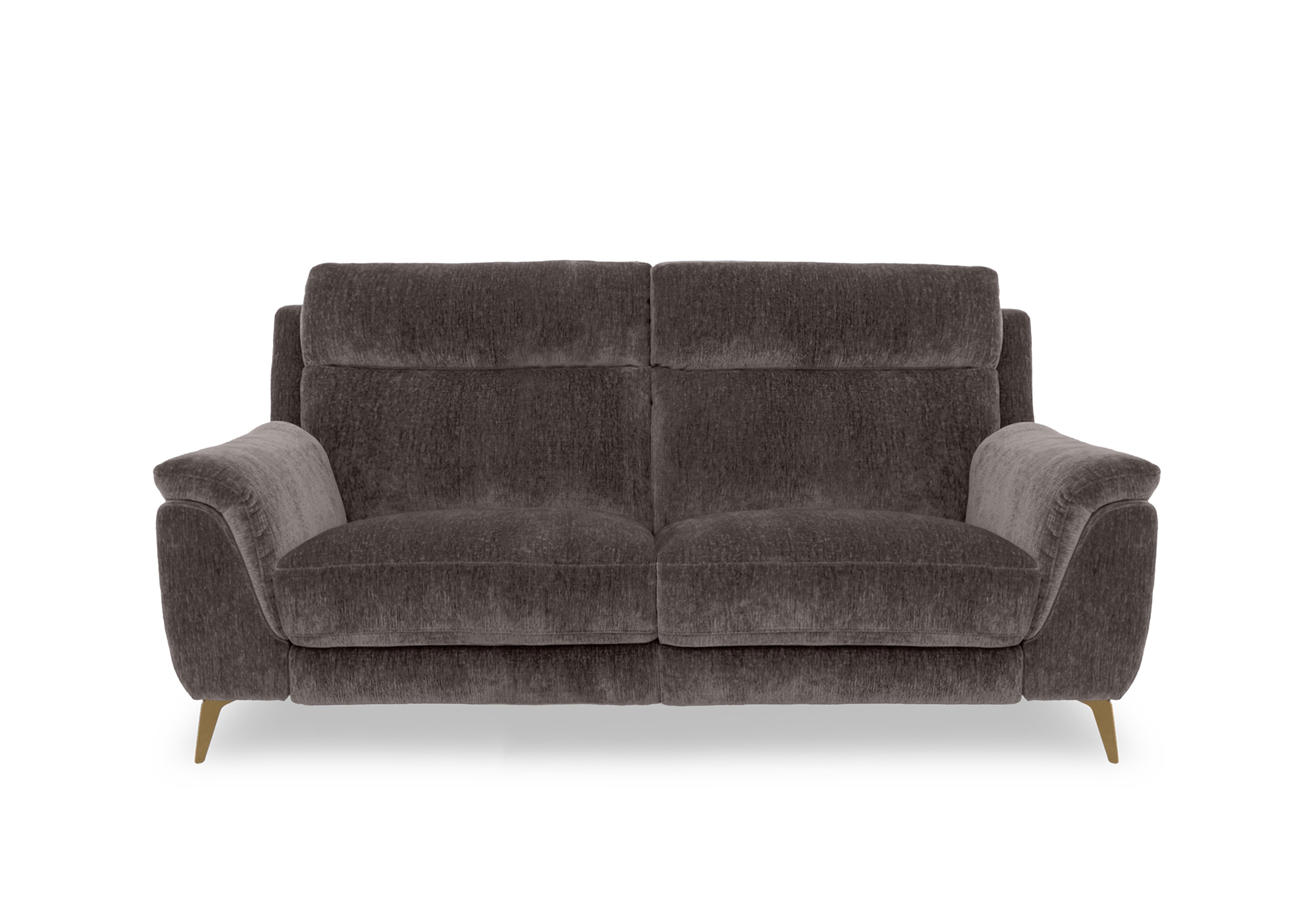 Eclipse Fabric 2 Seater Sofa in Fab-Crn-R102 Cacao Br on Furniture Village