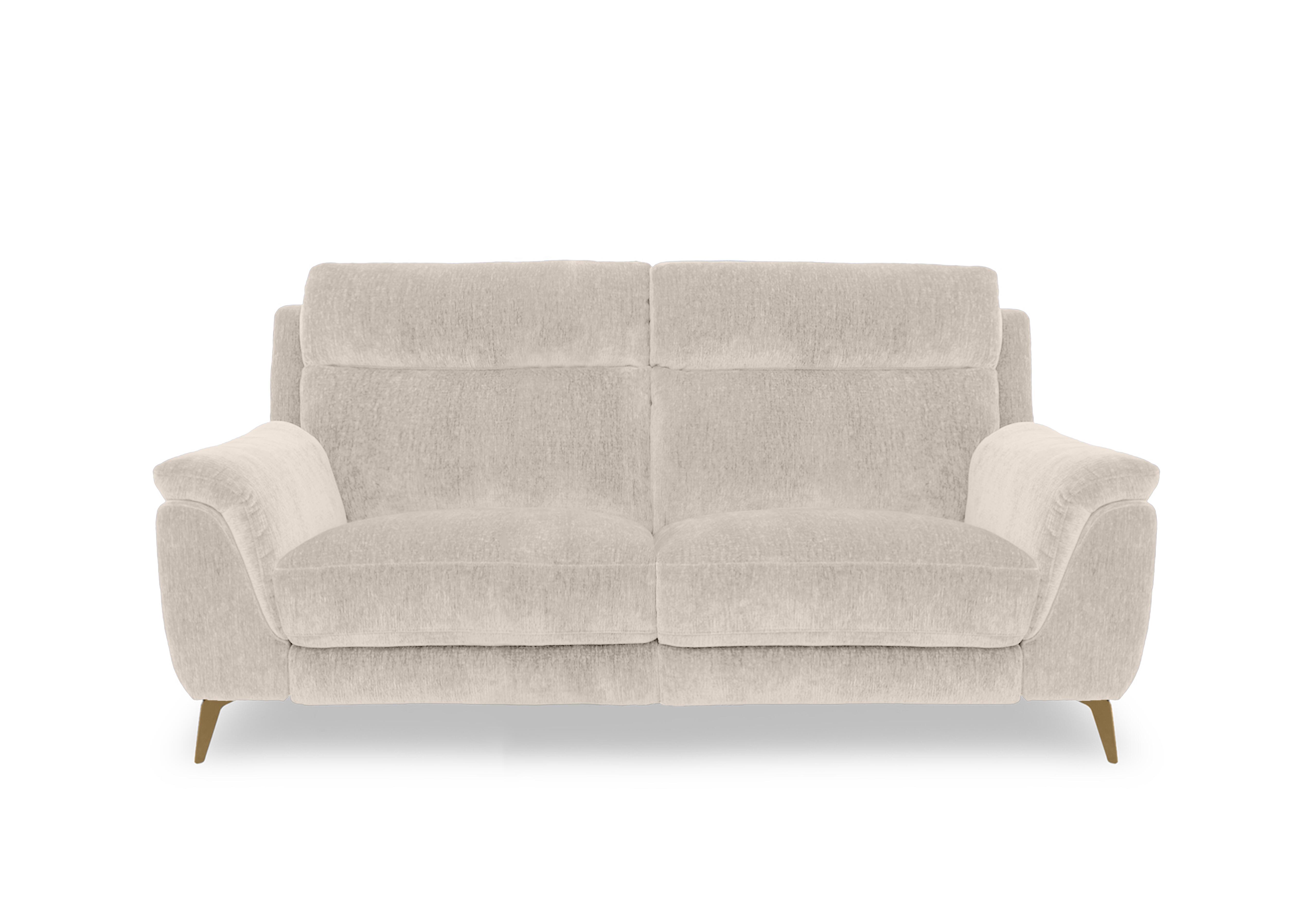 Eclipse Fabric 2 Seater Sofa in Fab-Crn-R120 Beige Br on Furniture Village