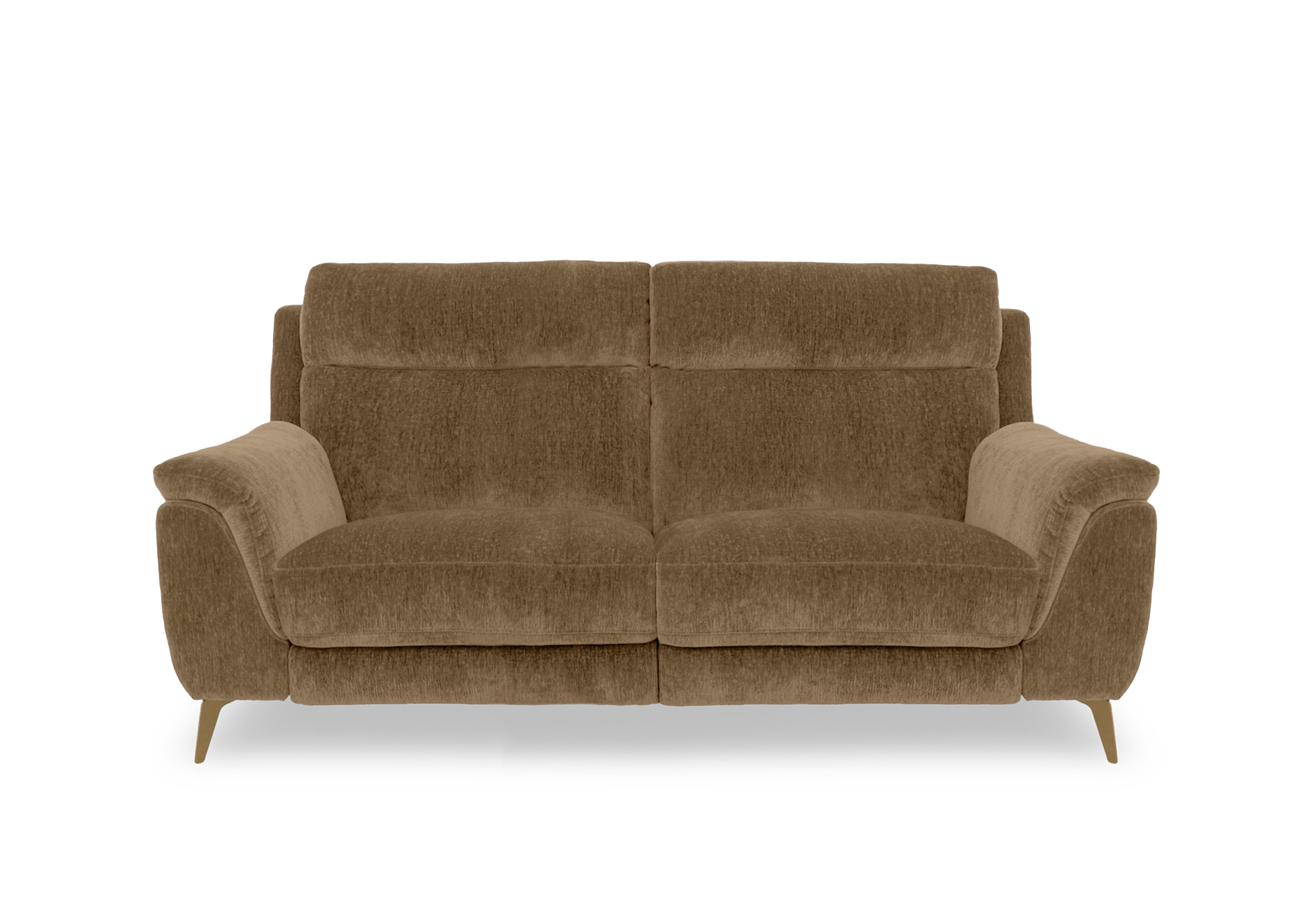 Eclipse Fabric 2 Seater Sofa in Fab-Crn-R272 Tumeric Br on Furniture Village