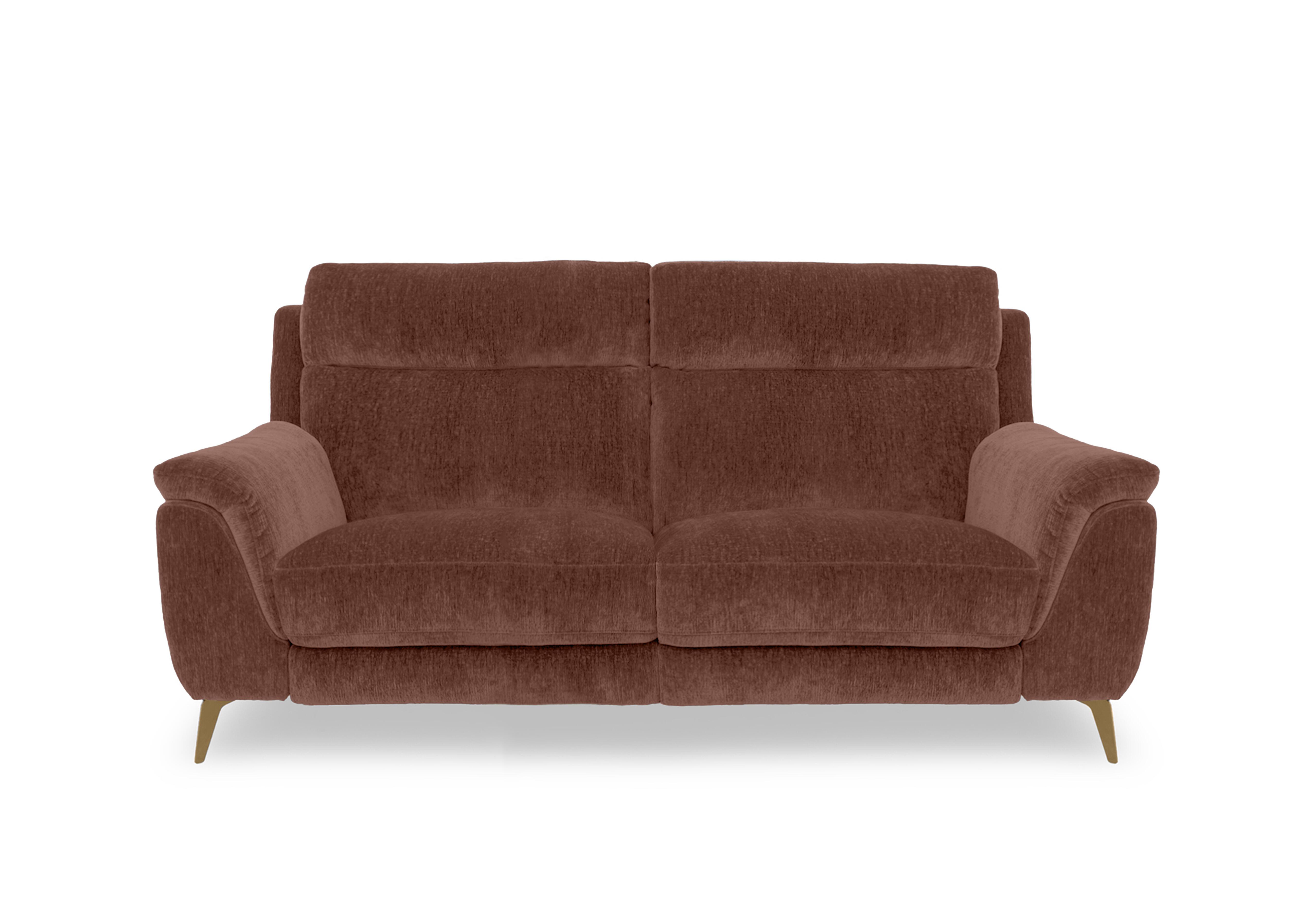 Eclipse Fabric 2 Seater Sofa in Fab-Crn-R500 Caramel Br on Furniture Village