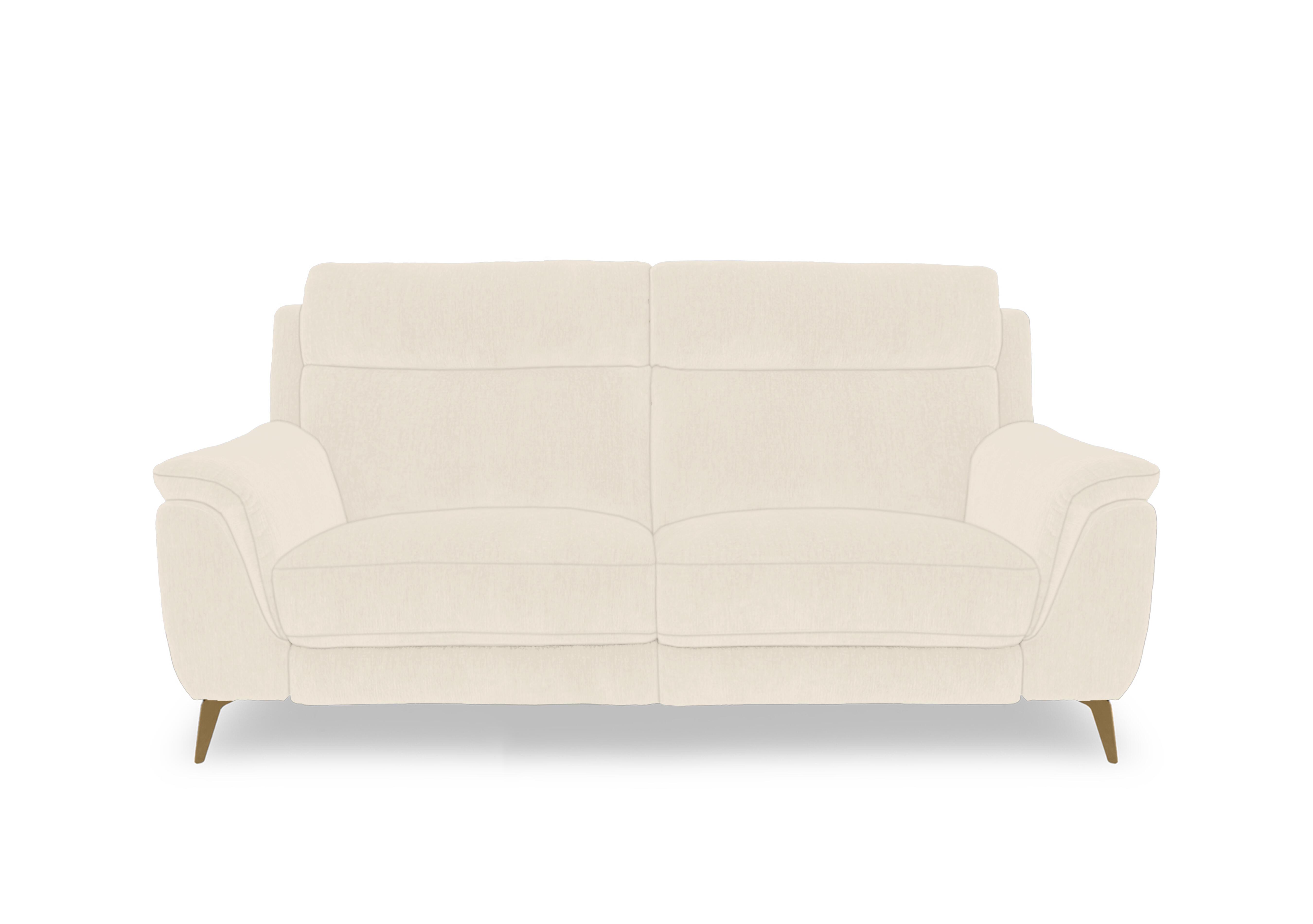 Eclipse Fabric 2 Seater Sofa in Fab-Dab-R06 Beige Br on Furniture Village