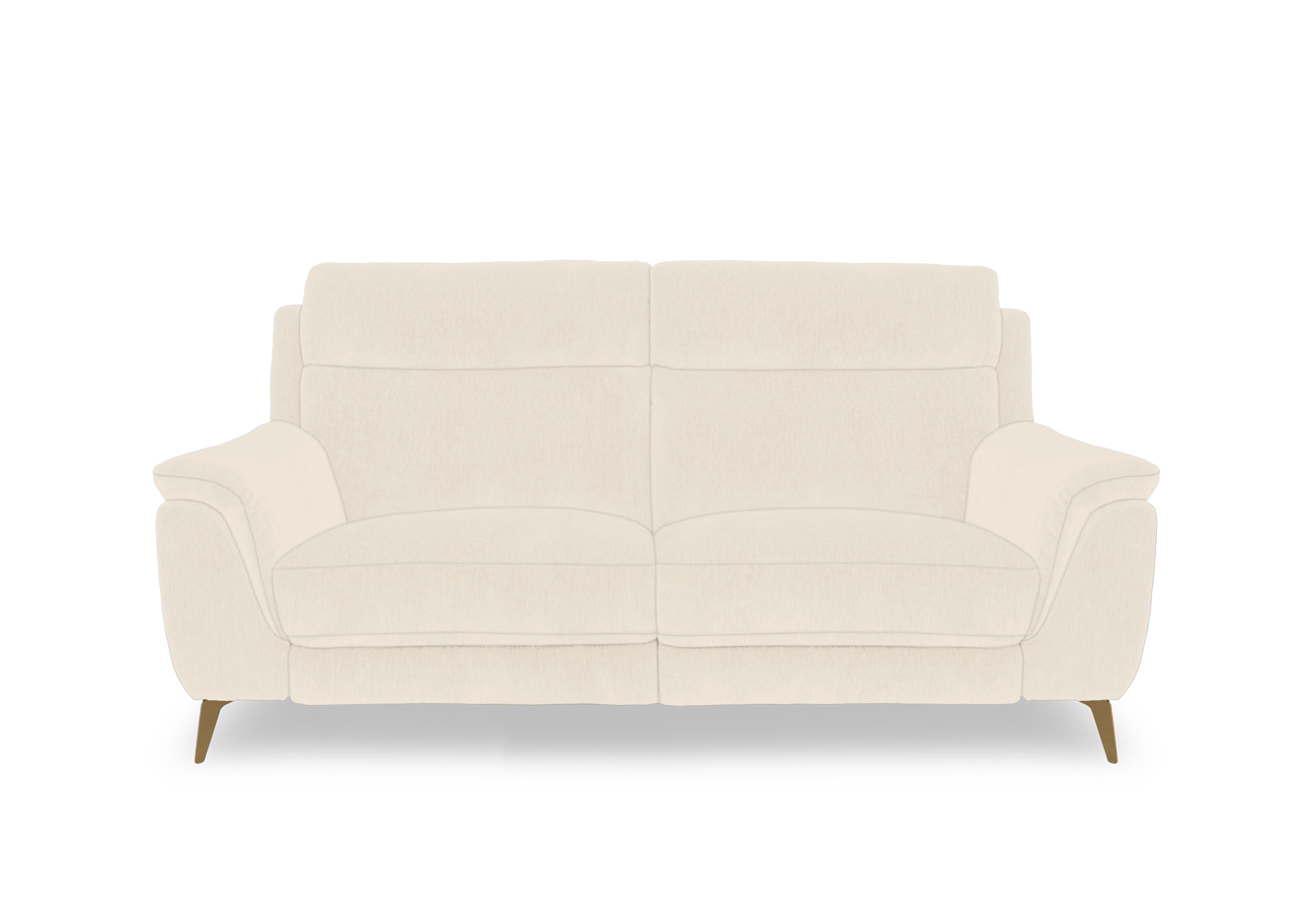 Eclipse Fabric 2 Seater Sofa in Fab-Dab-R06 Beige Br on Furniture Village