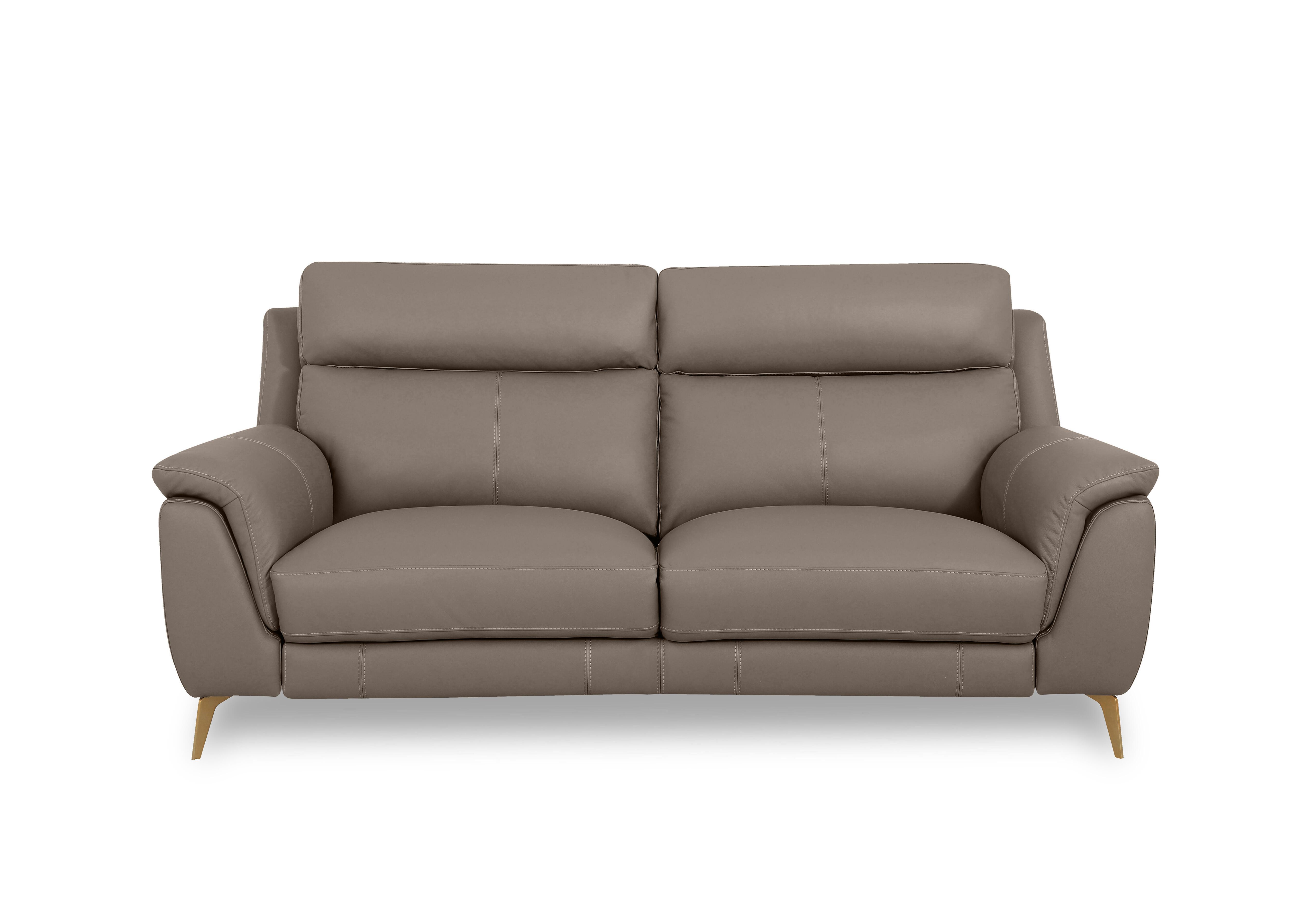 Eclipse Leather 2 Seater Sofa in Nw-513e Pine Bark Br on Furniture Village