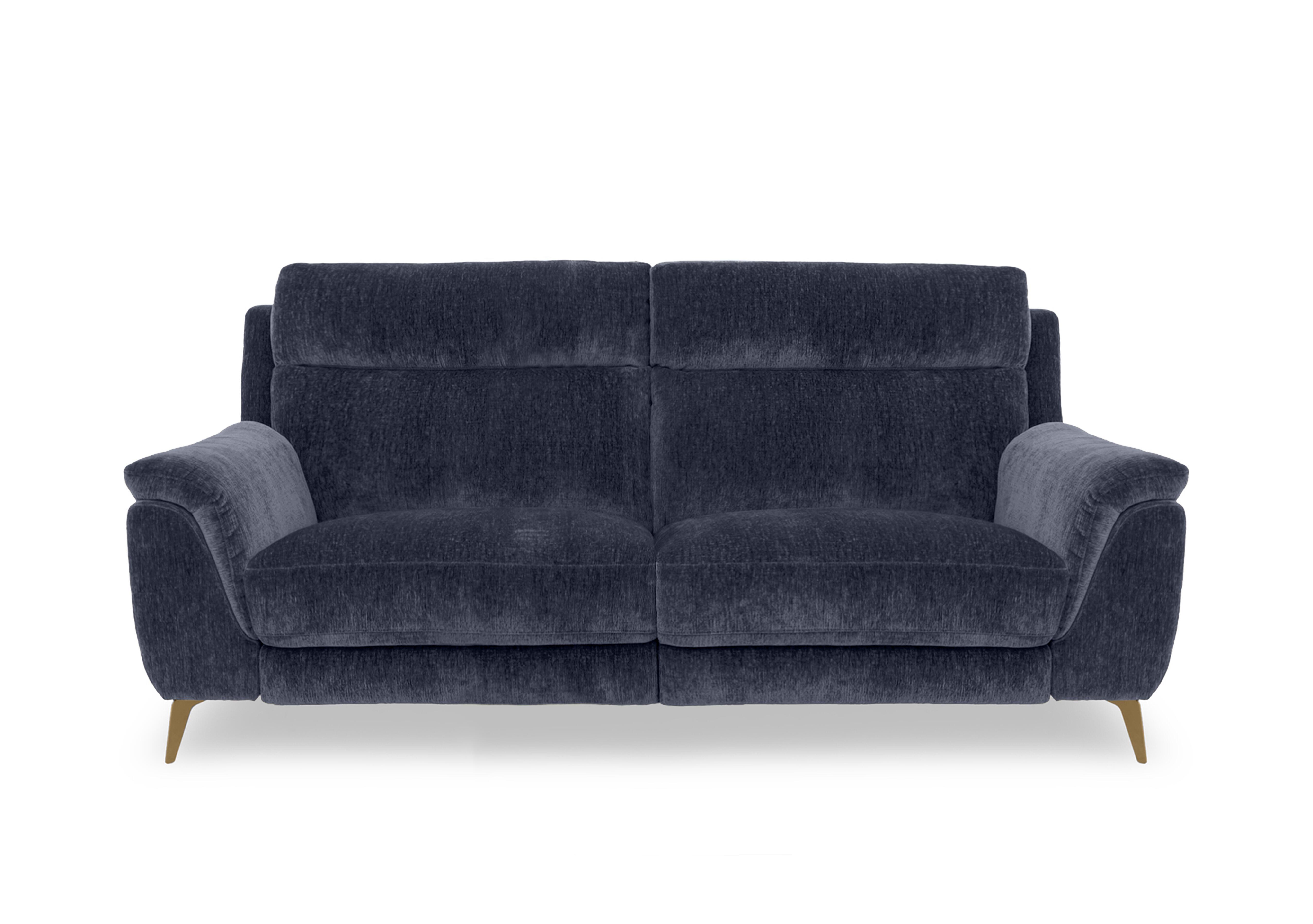 Eclipse Fabric 3 Seater Sofa in Fab-Crn-R101 Ink Br on Furniture Village