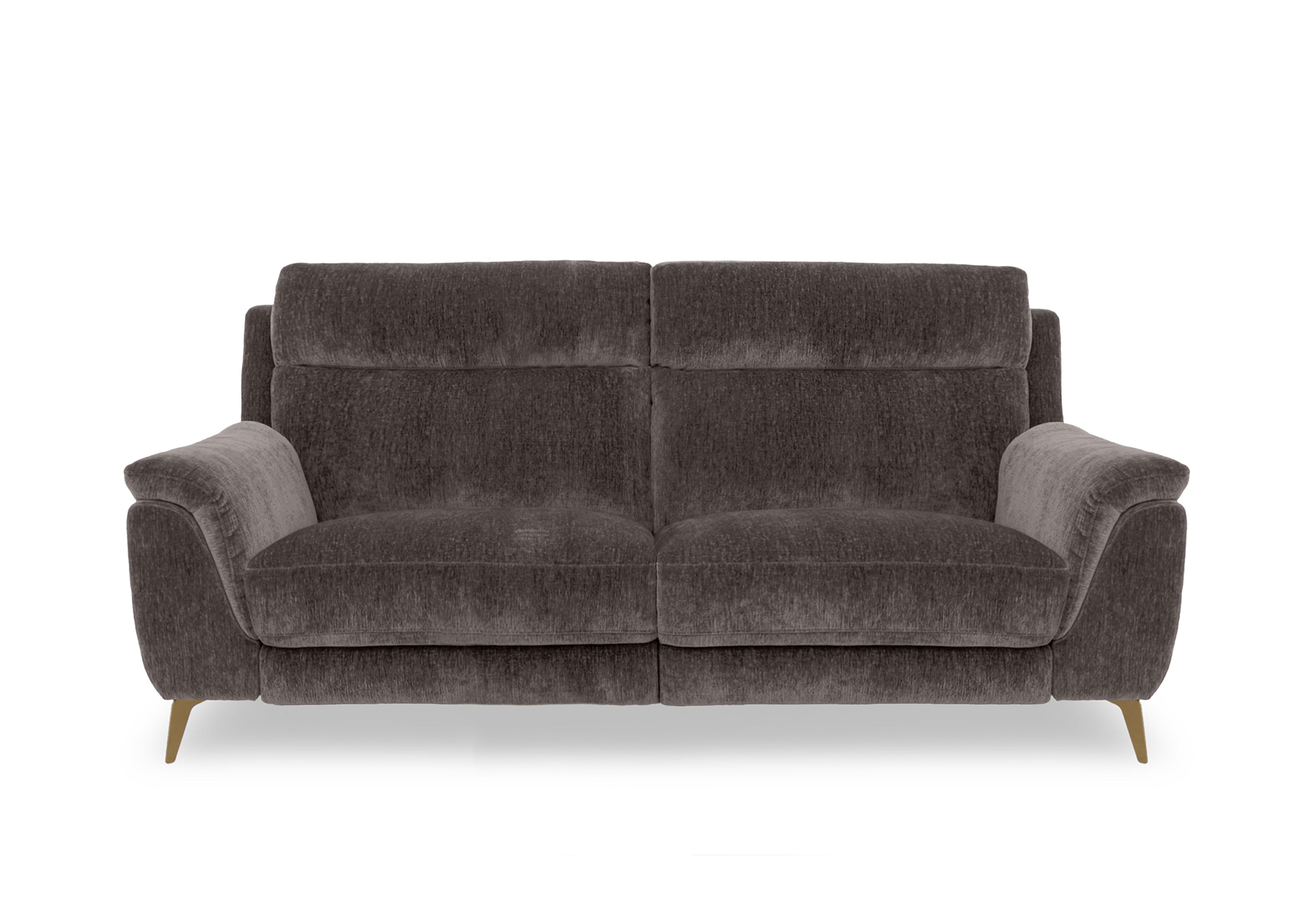 Eclipse Fabric 3 Seater Sofa in Fab-Crn-R102 Cacao Br on Furniture Village