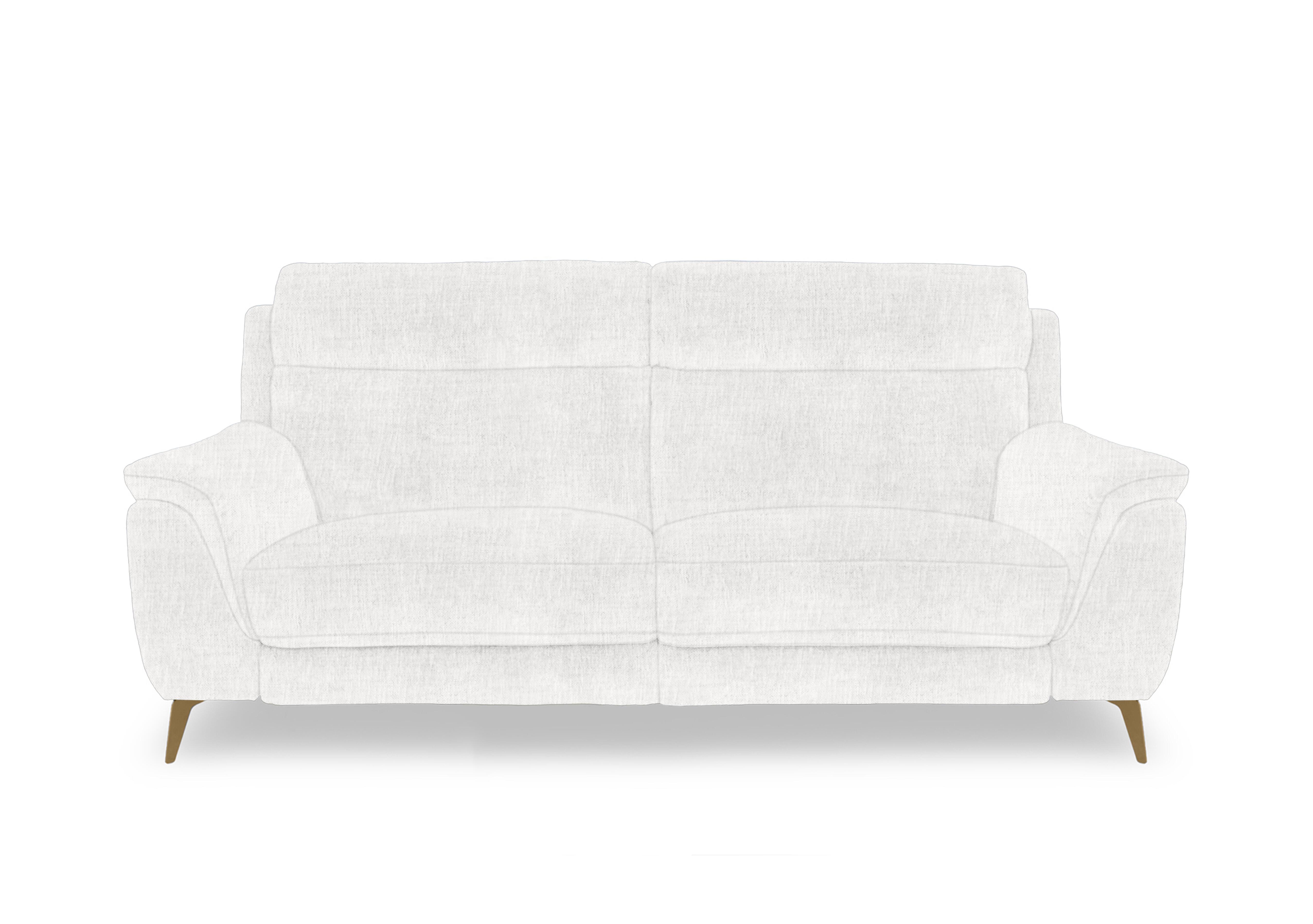 Eclipse Fabric 3 Seater Sofa in Fab-Mga-R03 Frost Br on Furniture Village