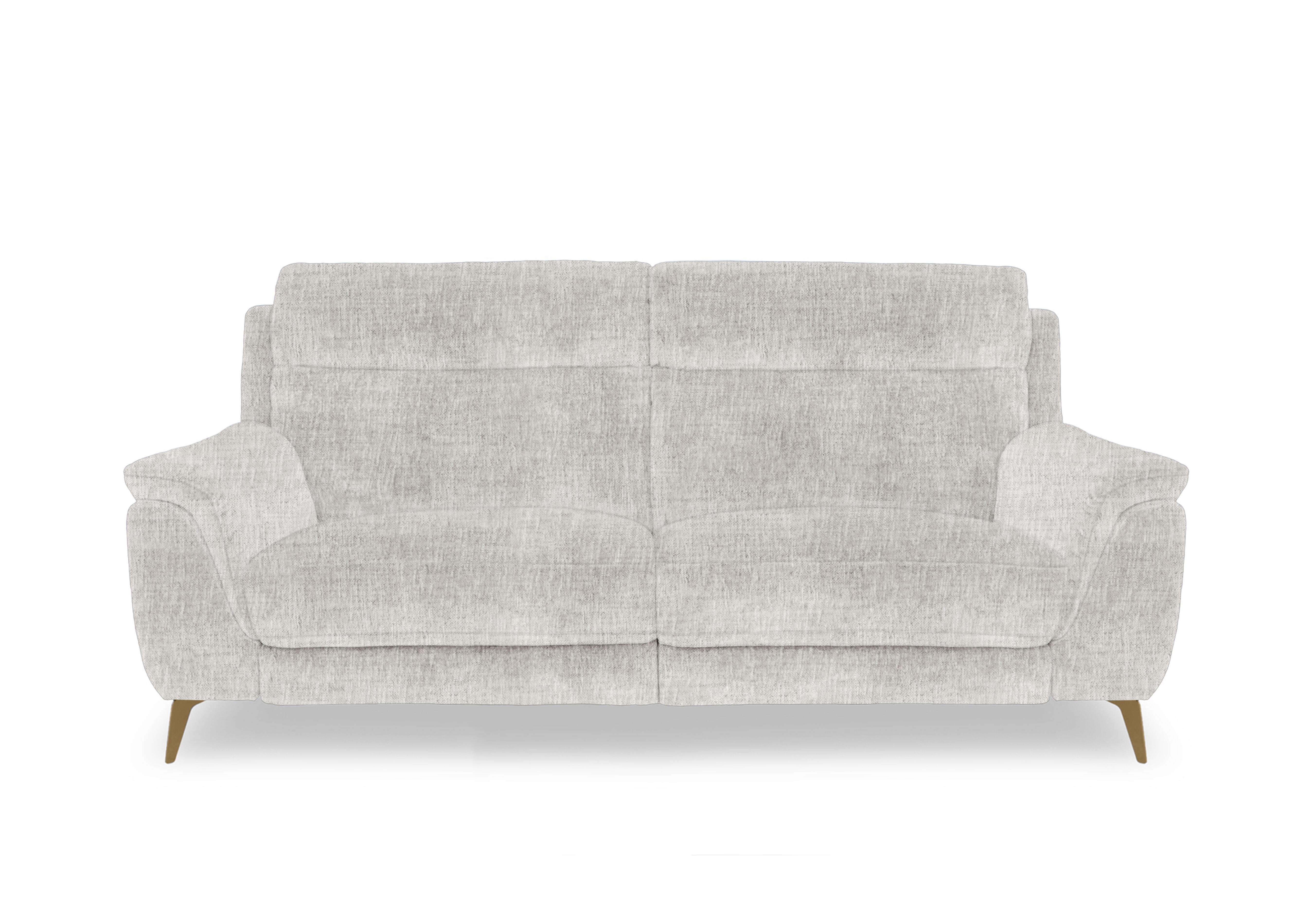 Eclipse Fabric 3 Seater Sofa in Fab-Mga-R04 Beige Br on Furniture Village