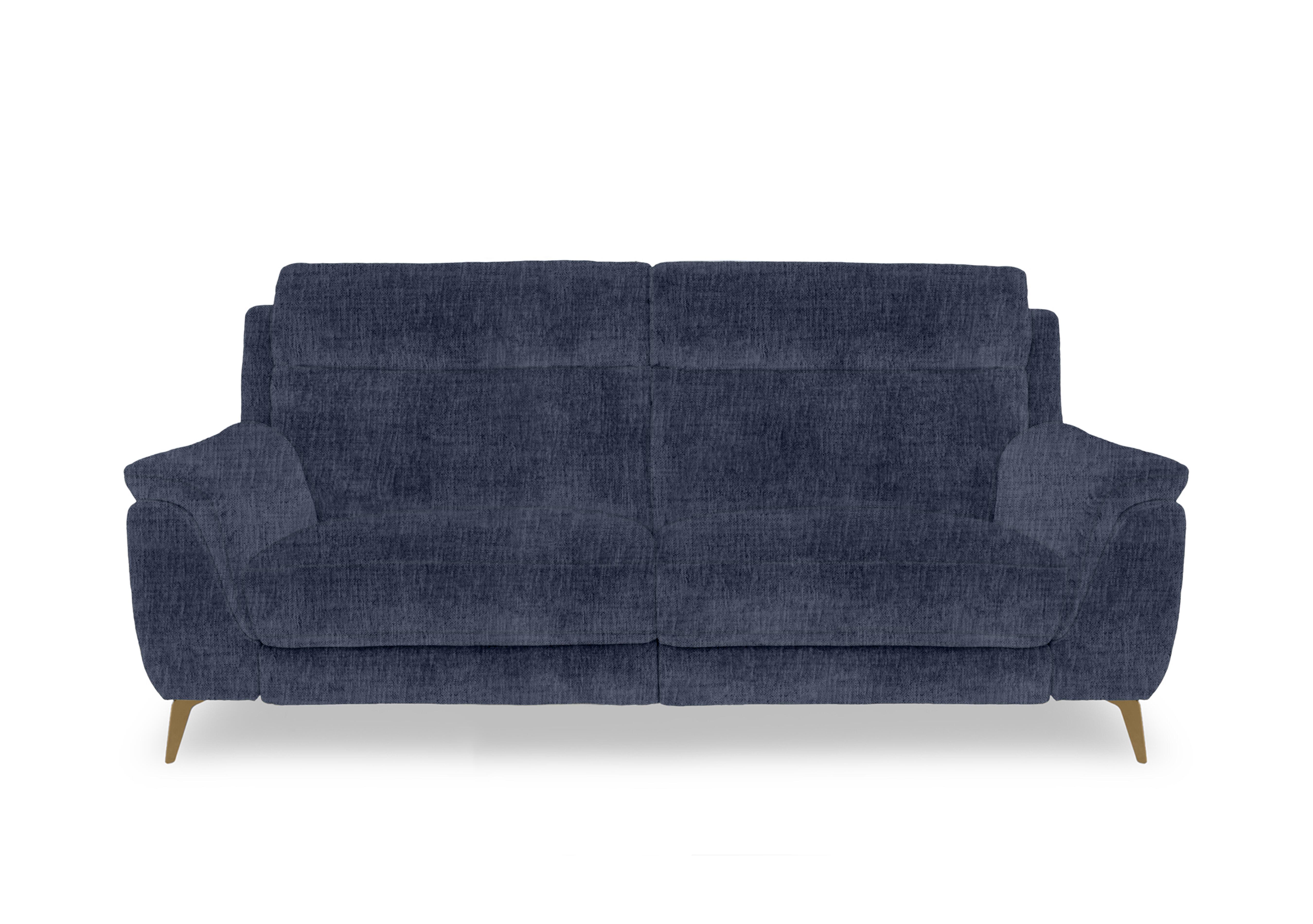 Eclipse Fabric 3 Seater Sofa in Fab-Mga-R10 Dark Denim Br on Furniture Village