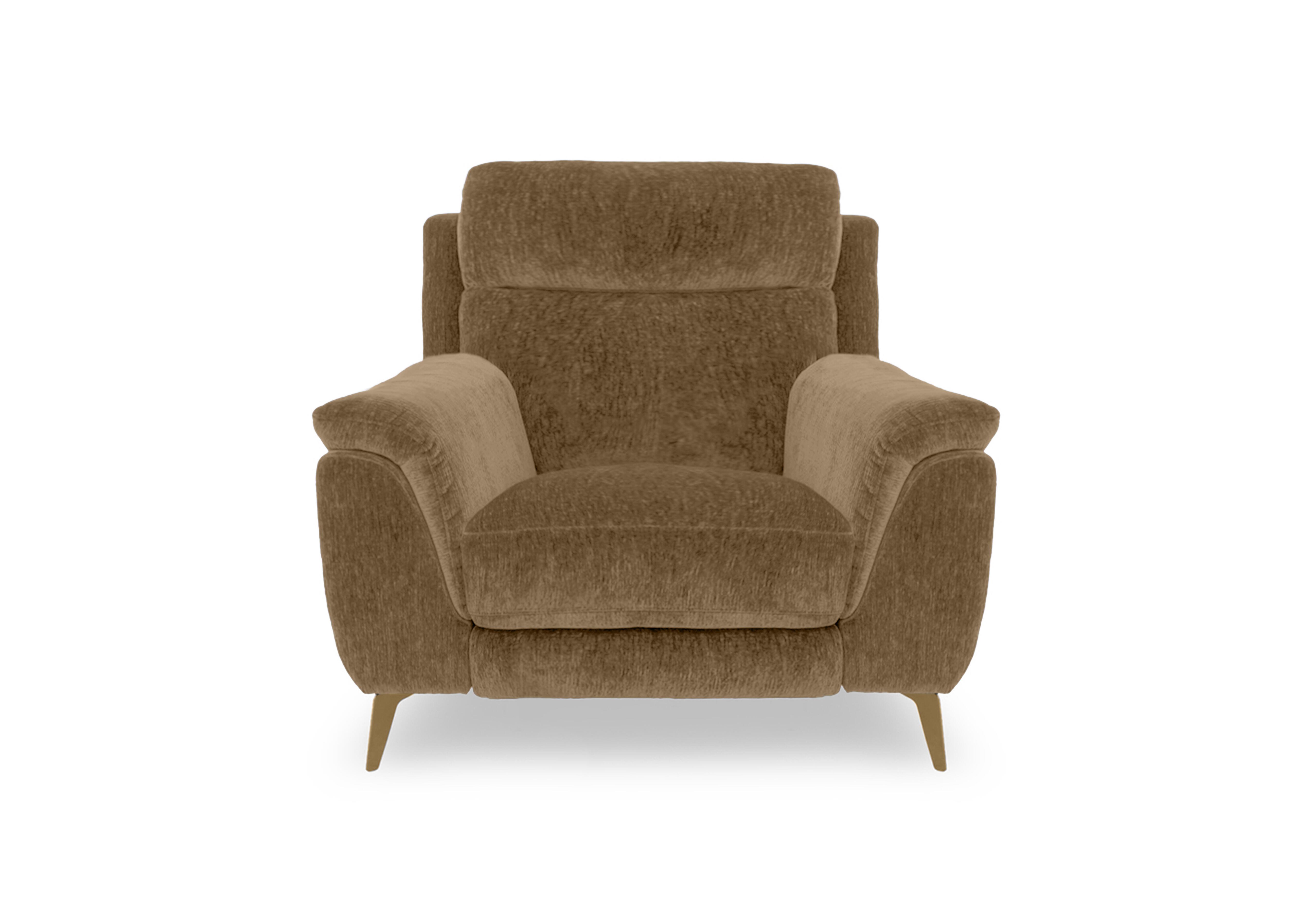 Eclipse Fabric Chair in Fab-Crn-R272 Tumeric Br on Furniture Village