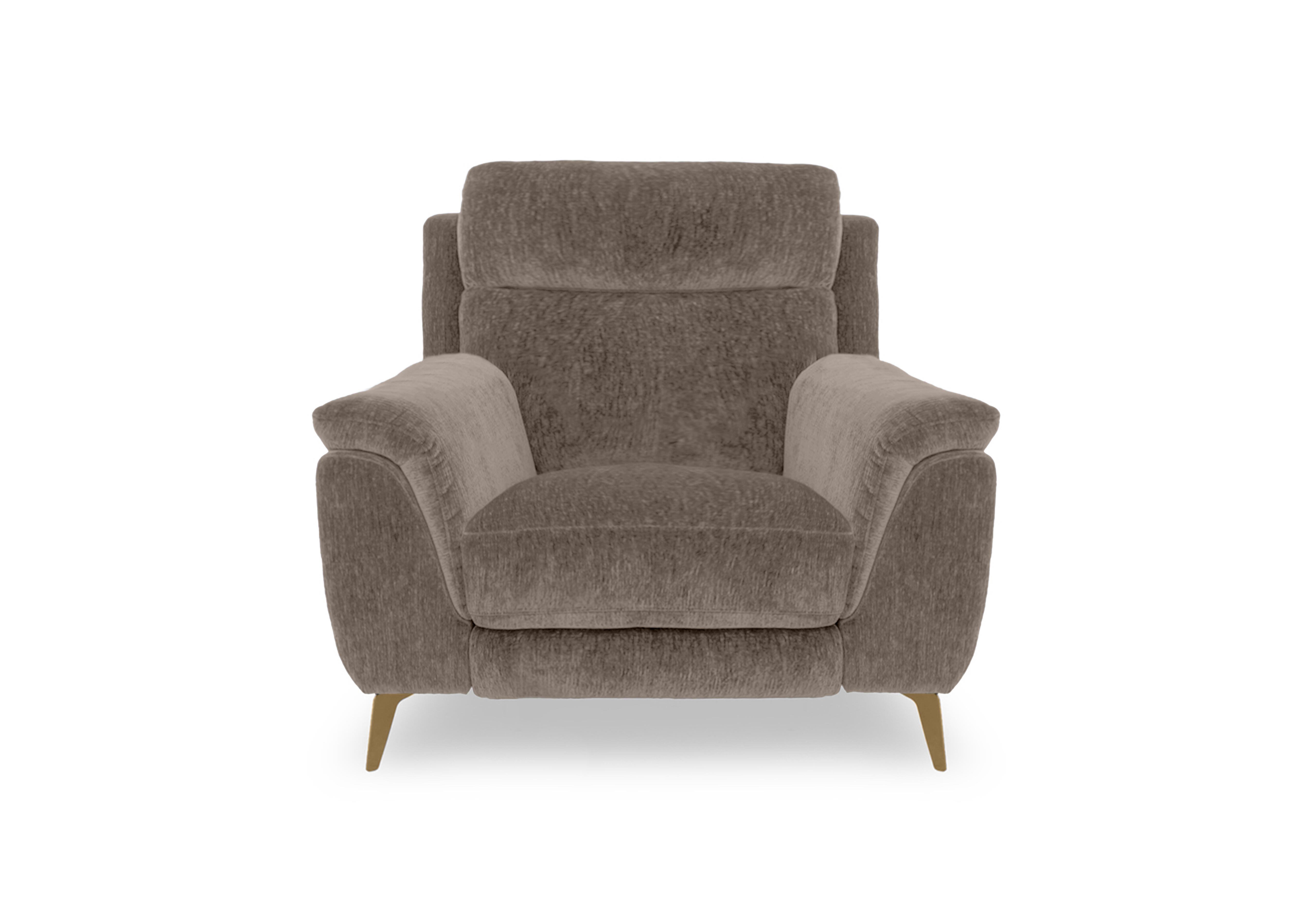 Eclipse Fabric Chair in Fab-Crn-R431 Brown Br on Furniture Village
