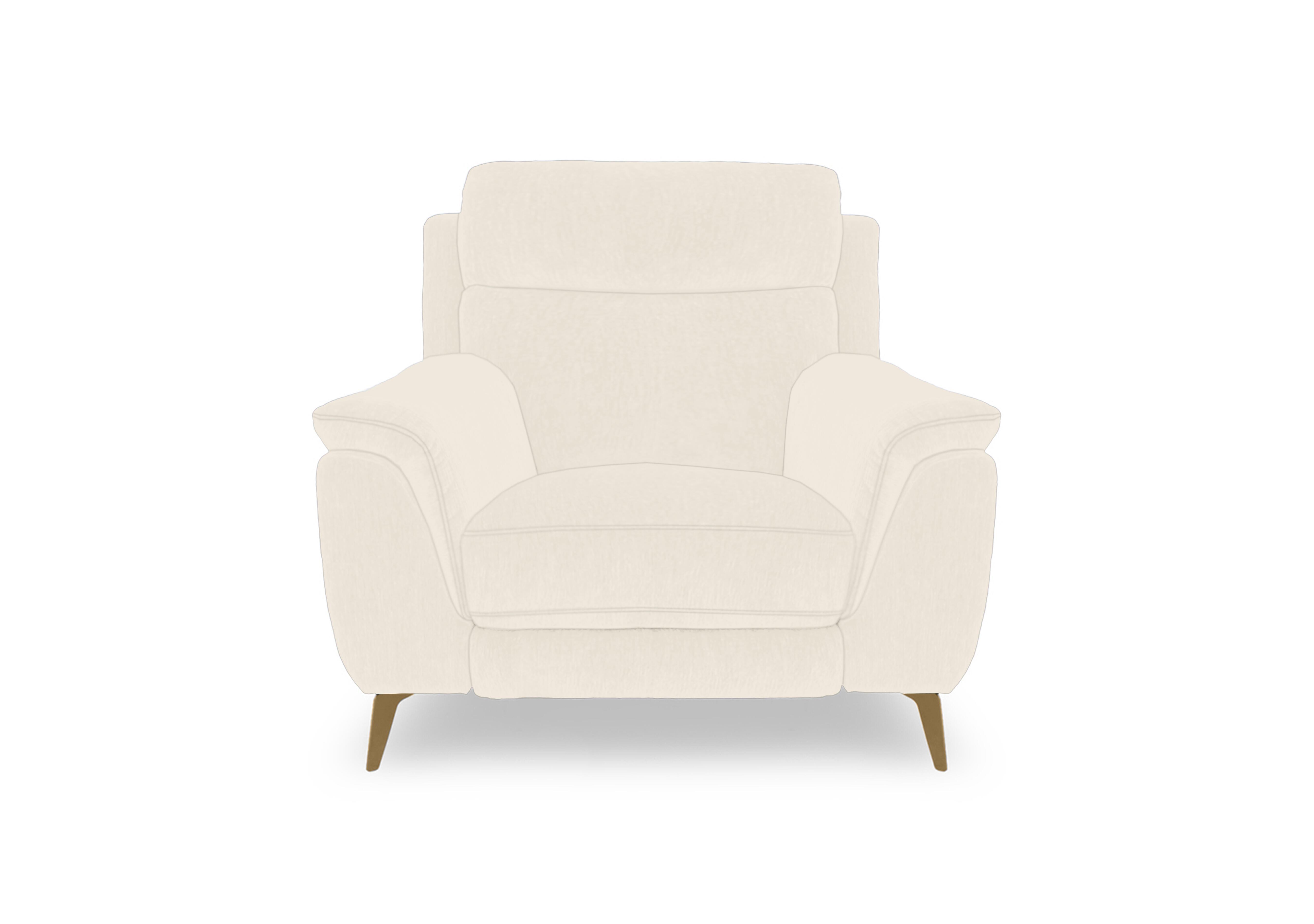 Eclipse Fabric Chair in Fab-Dab-R05 Cream Br on Furniture Village