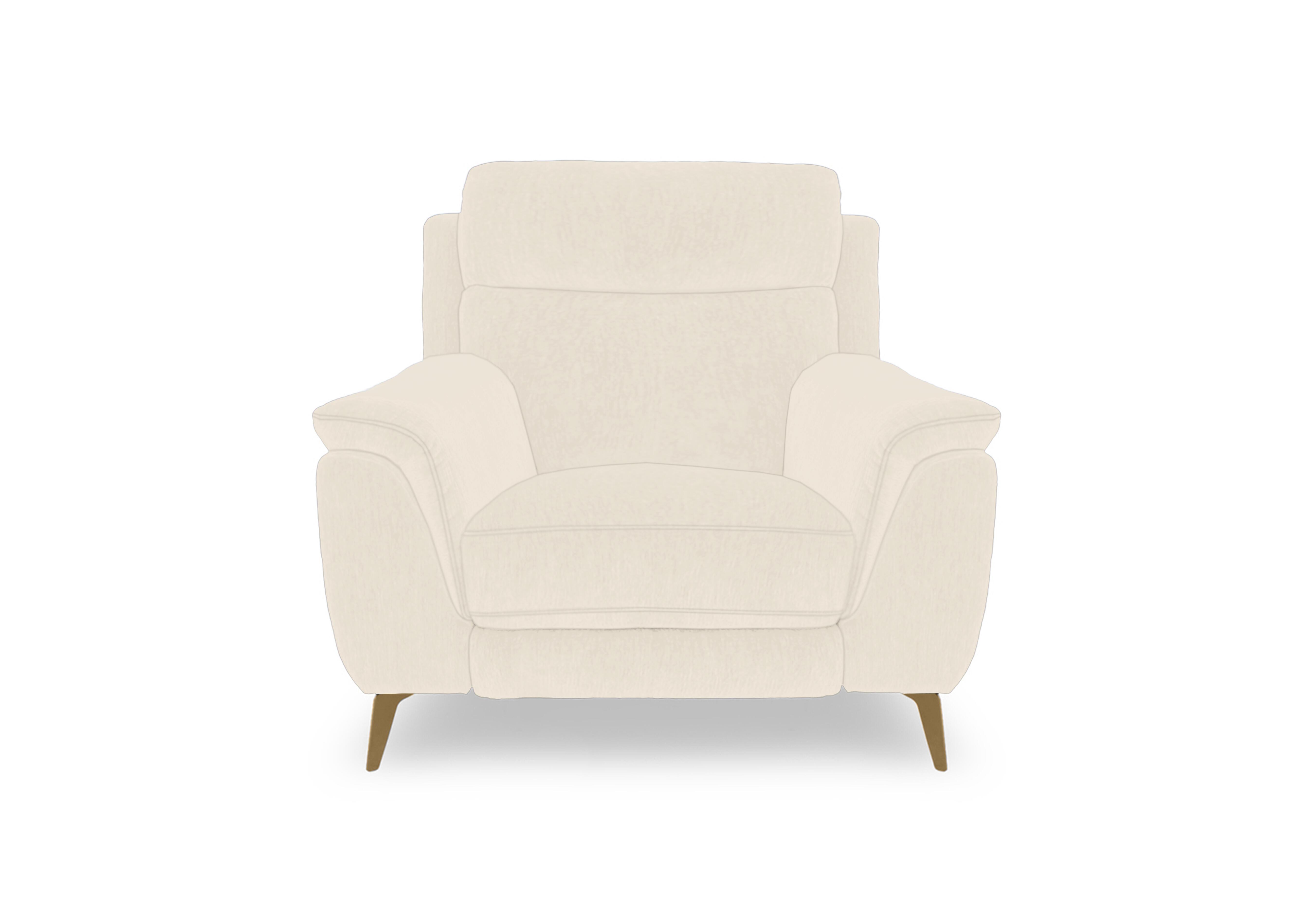 Eclipse Fabric Chair in Fab-Dab-R06 Beige Br on Furniture Village
