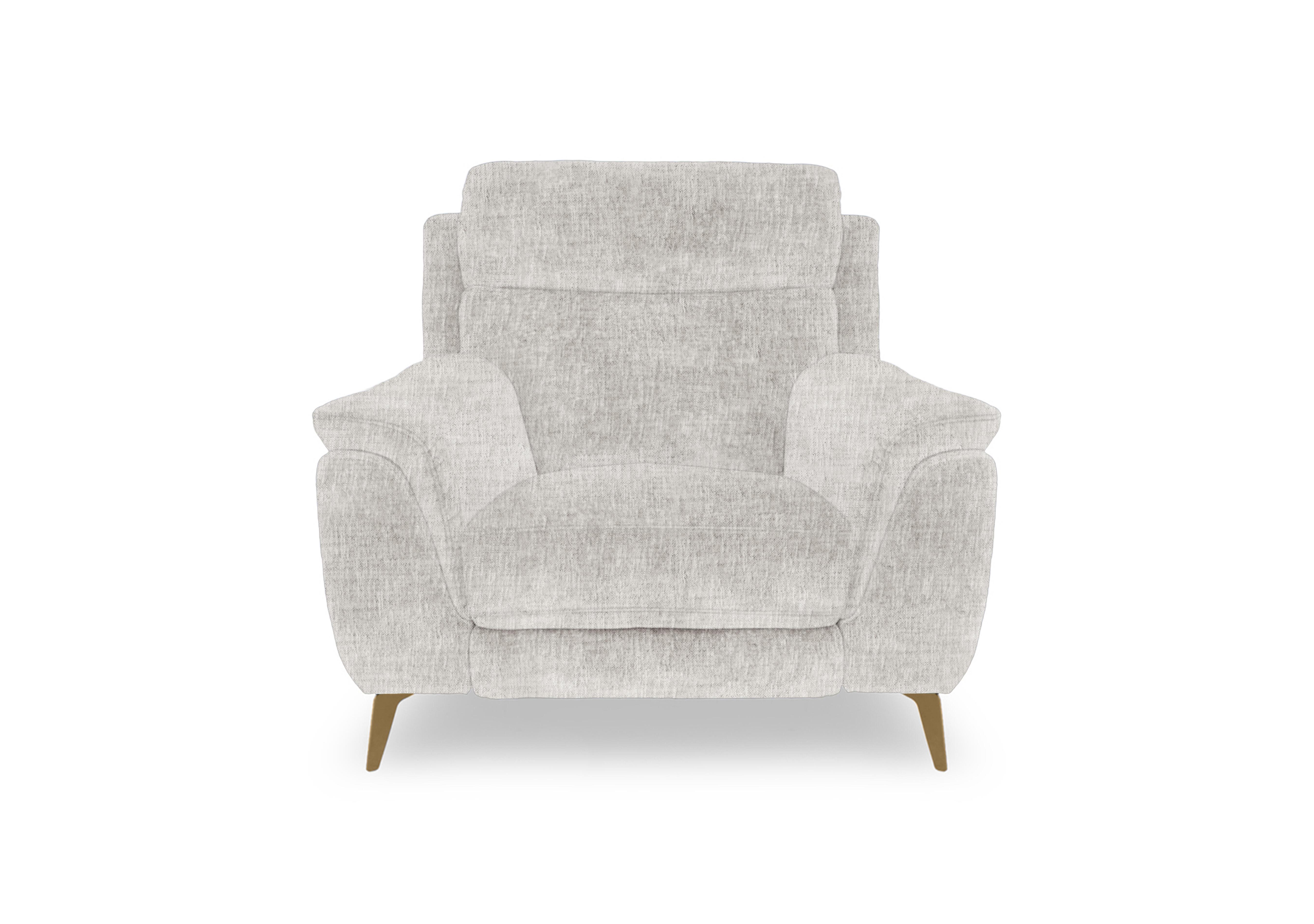 Eclipse Fabric Chair in Fab-Mga-R04 Beige Br on Furniture Village