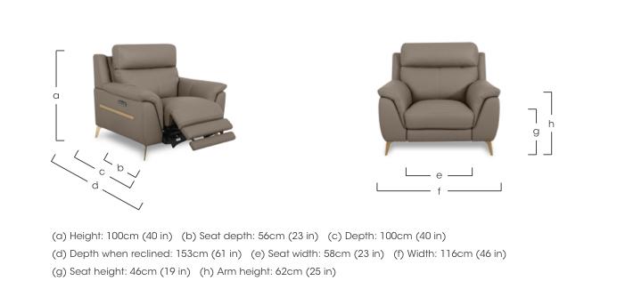 Eclipse Leather Chair in  on Furniture Village