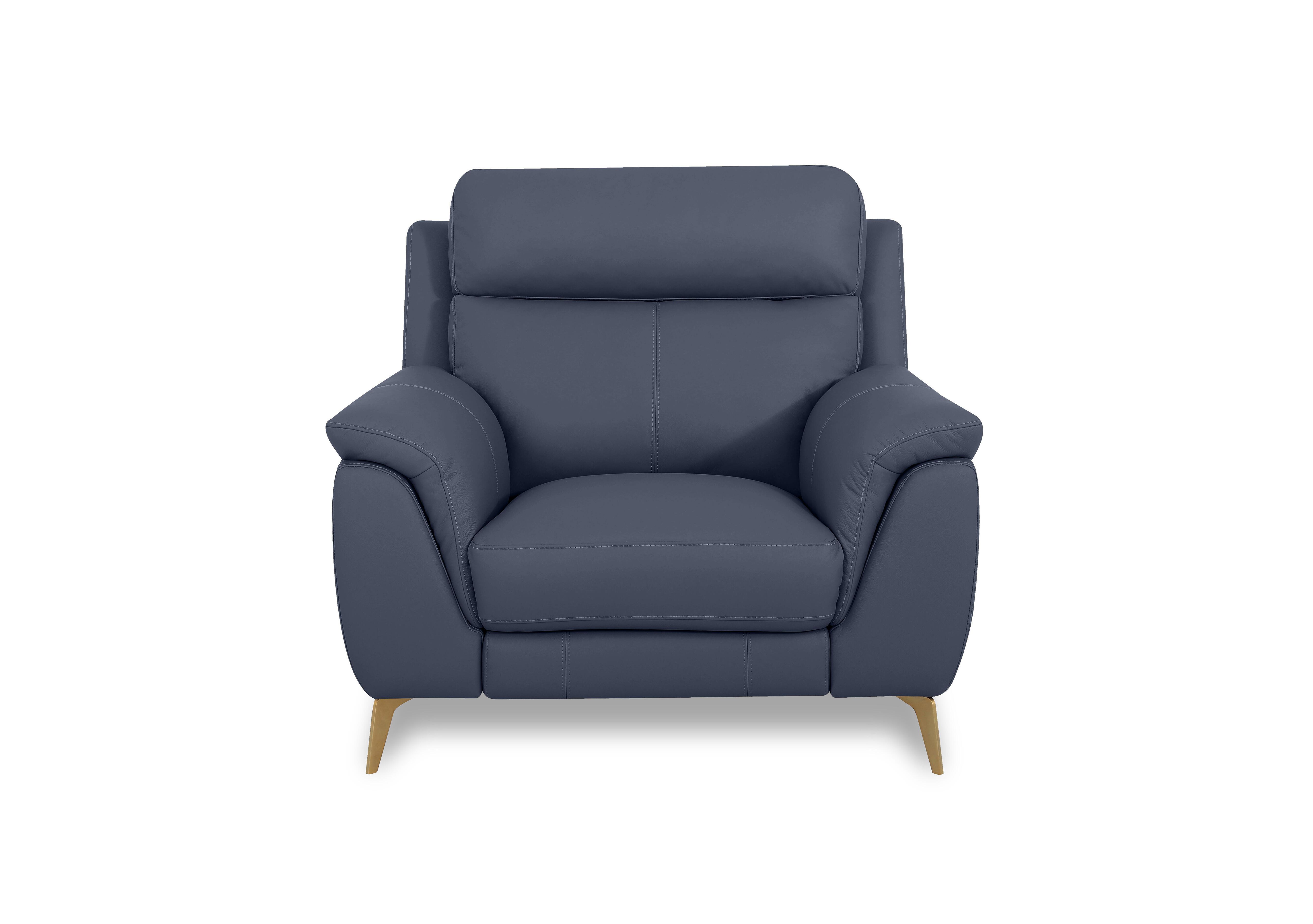 Eclipse Leather Chair in Nw-681e Ocean Br on Furniture Village