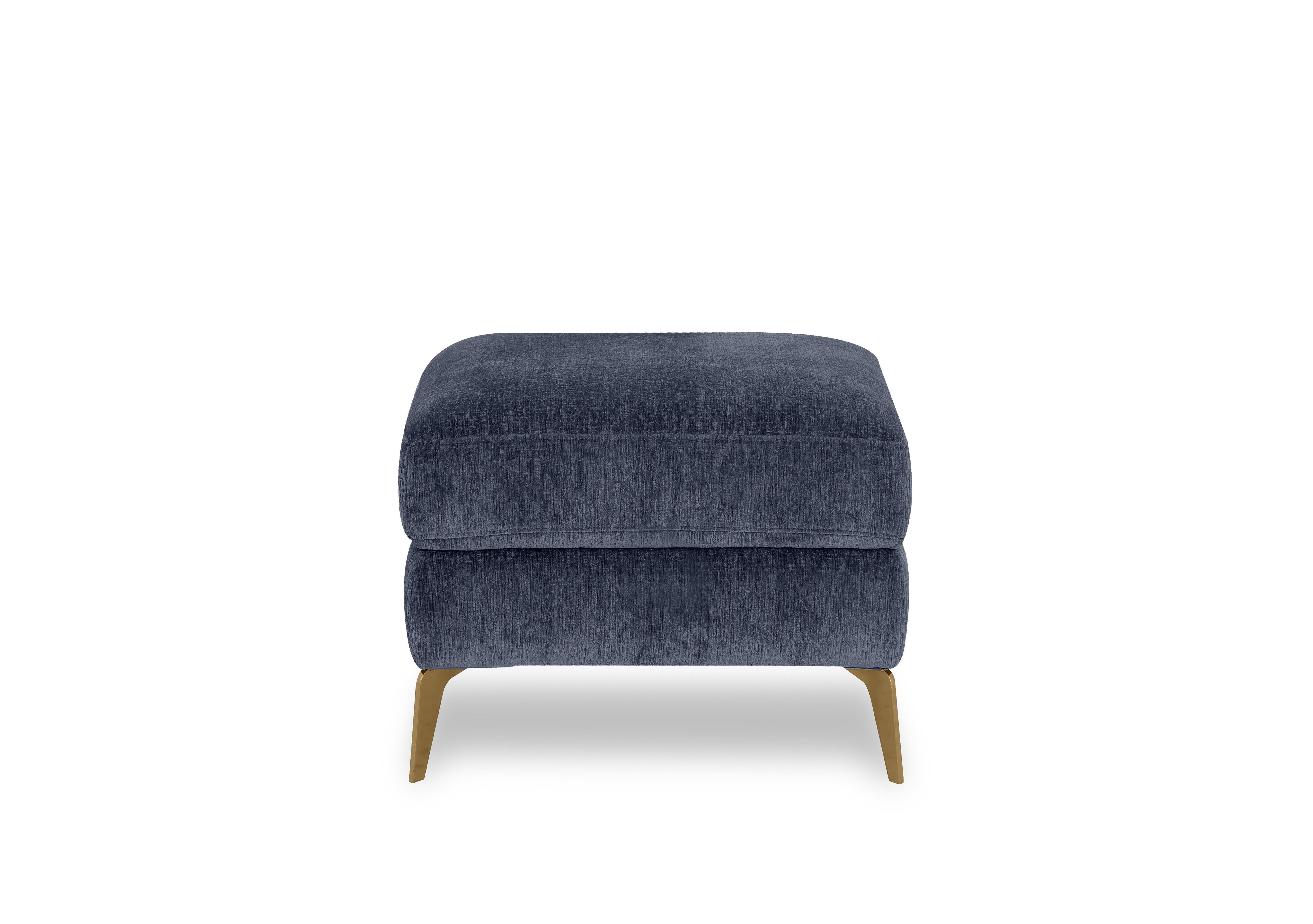 Eclipse Fabric Footstool in Fab-Crn-R101 Ink Br on Furniture Village