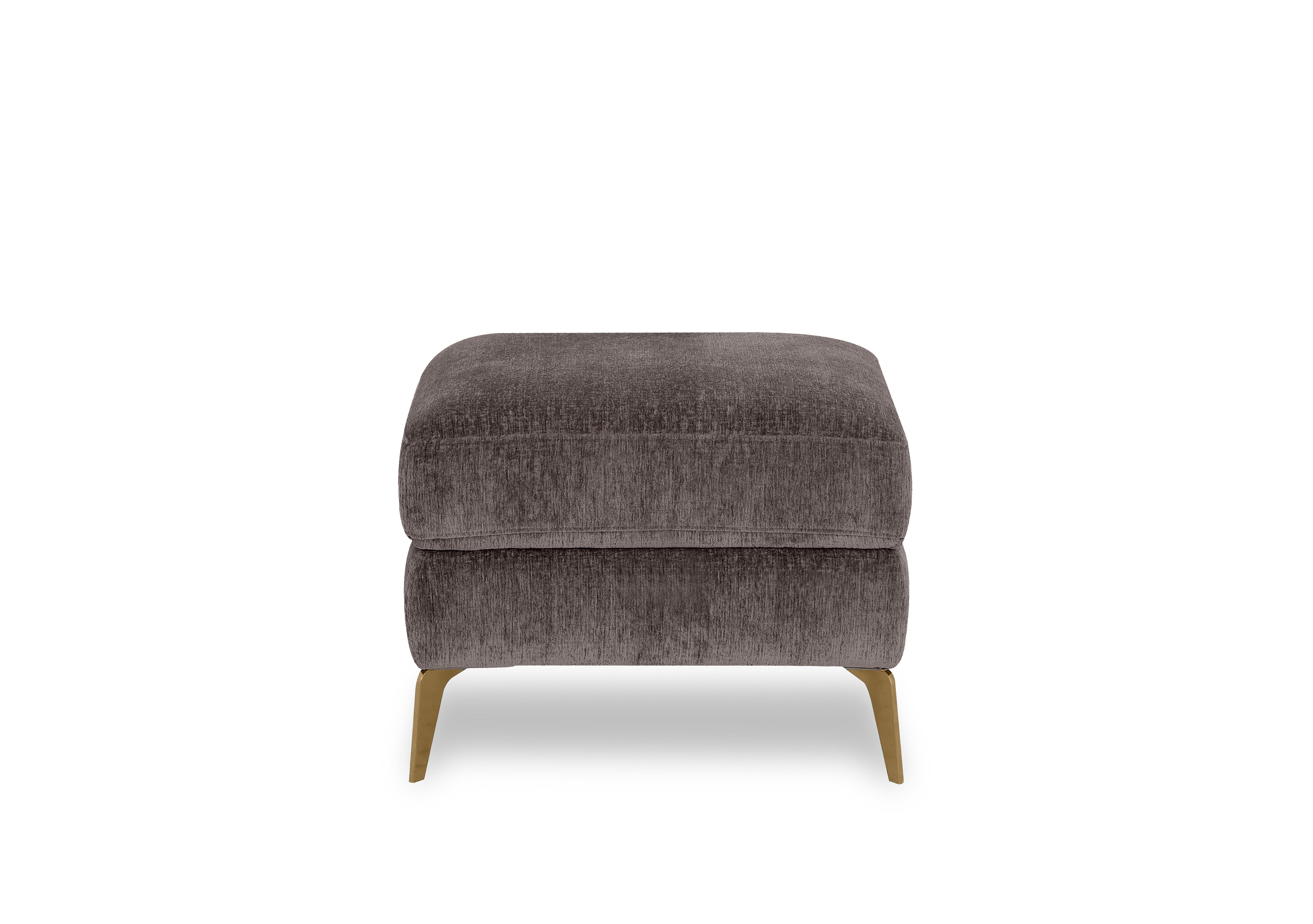 Eclipse Fabric Footstool in Fab-Crn-R102 Cacao Br on Furniture Village