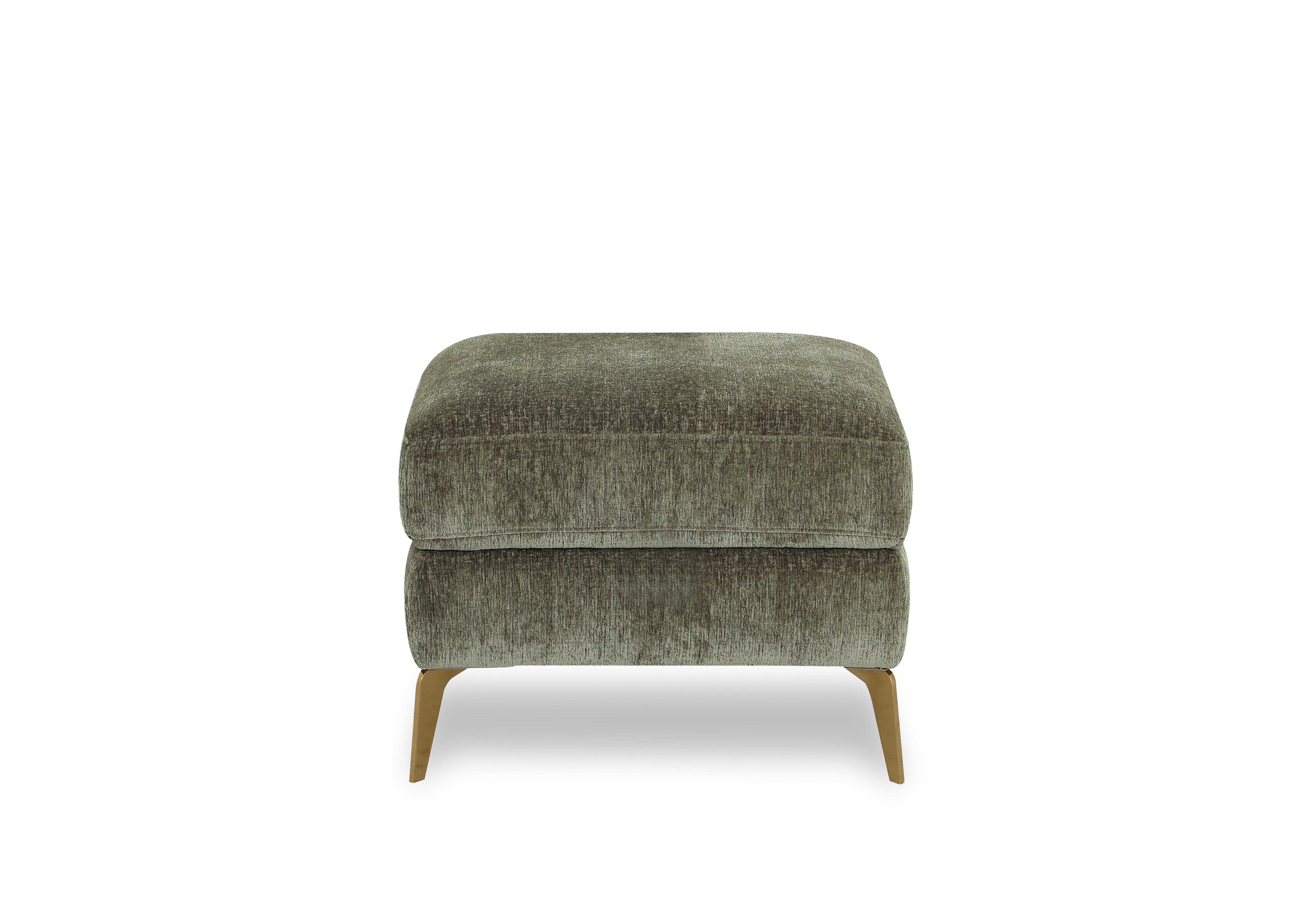 Eclipse Fabric Footstool in Fab-Crn-R353 Forrest Green Br on Furniture Village