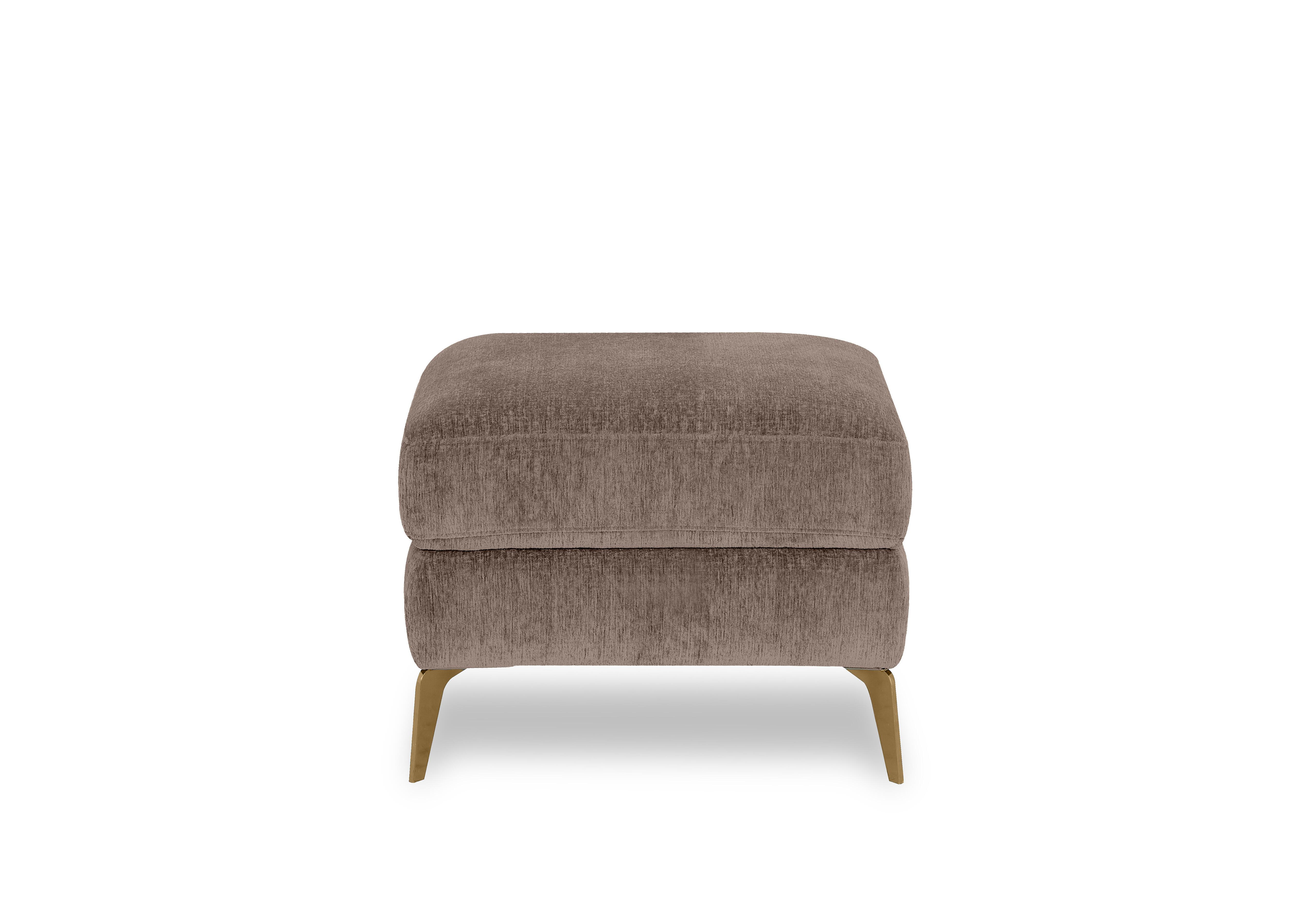 Eclipse Fabric Footstool in Fab-Crn-R431 Brown Br on Furniture Village