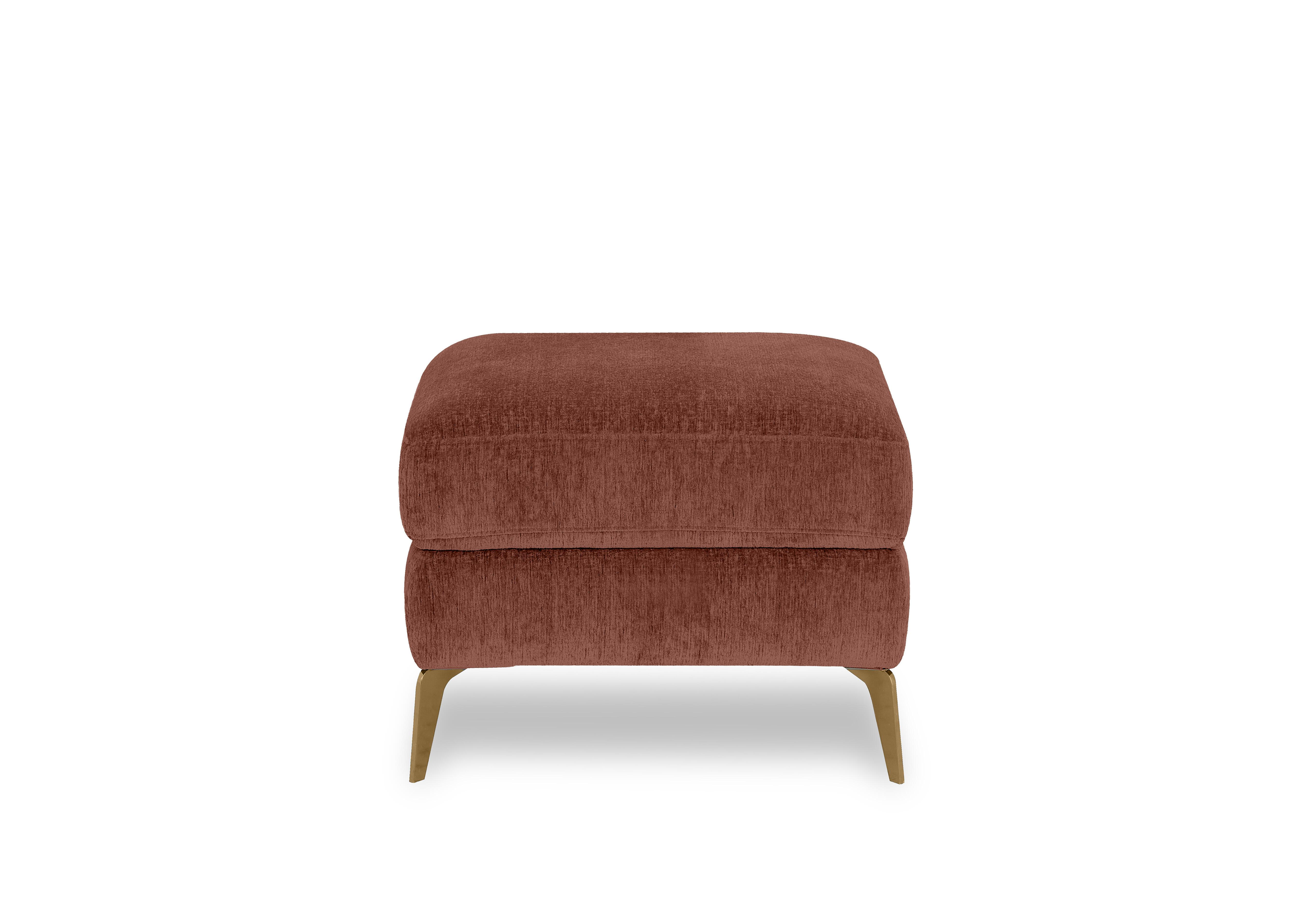 Eclipse Fabric Footstool in Fab-Crn-R500 Caramel Br on Furniture Village