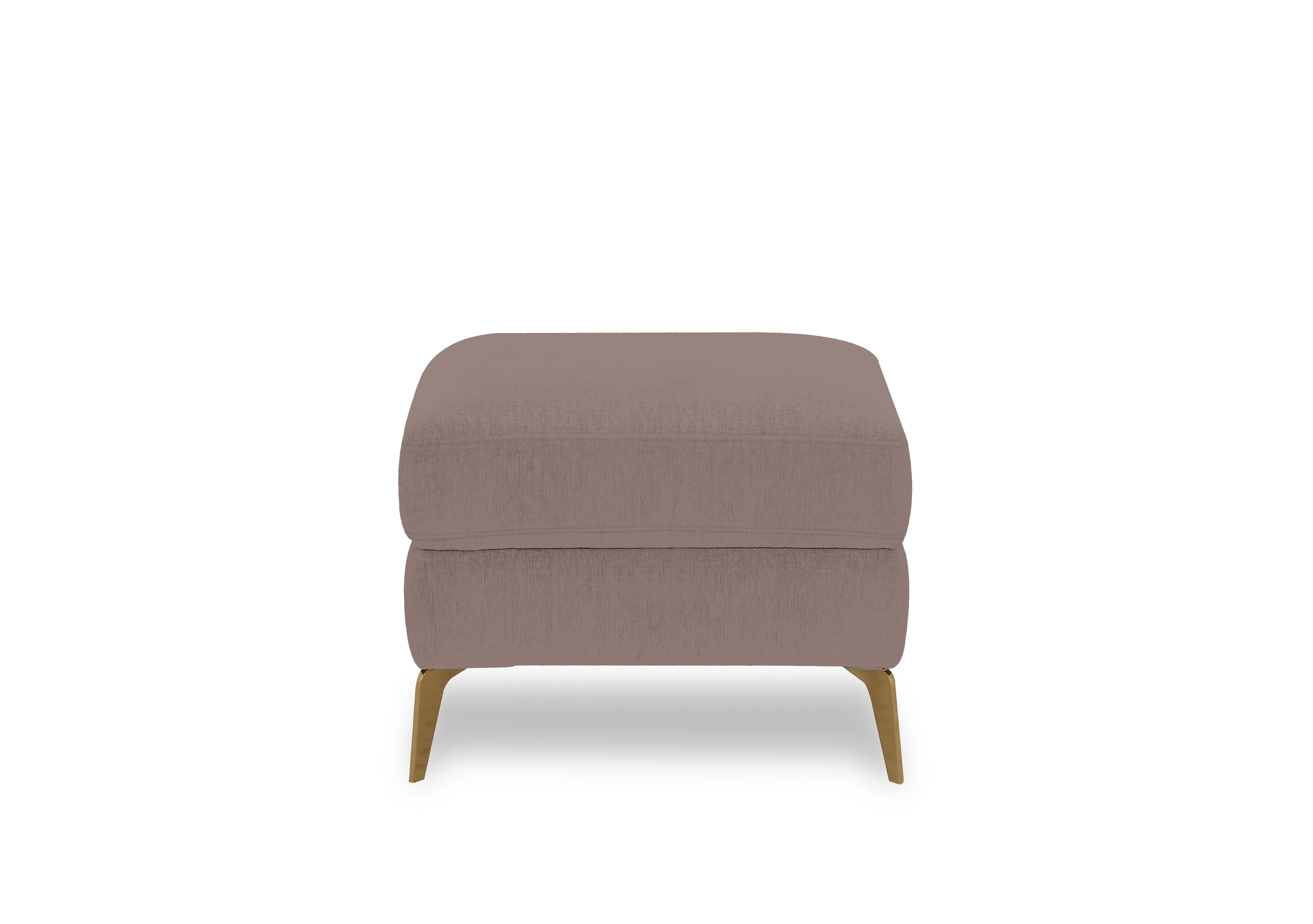 Eclipse Fabric Footstool in Fab-Dab-R08 Brown Br on Furniture Village