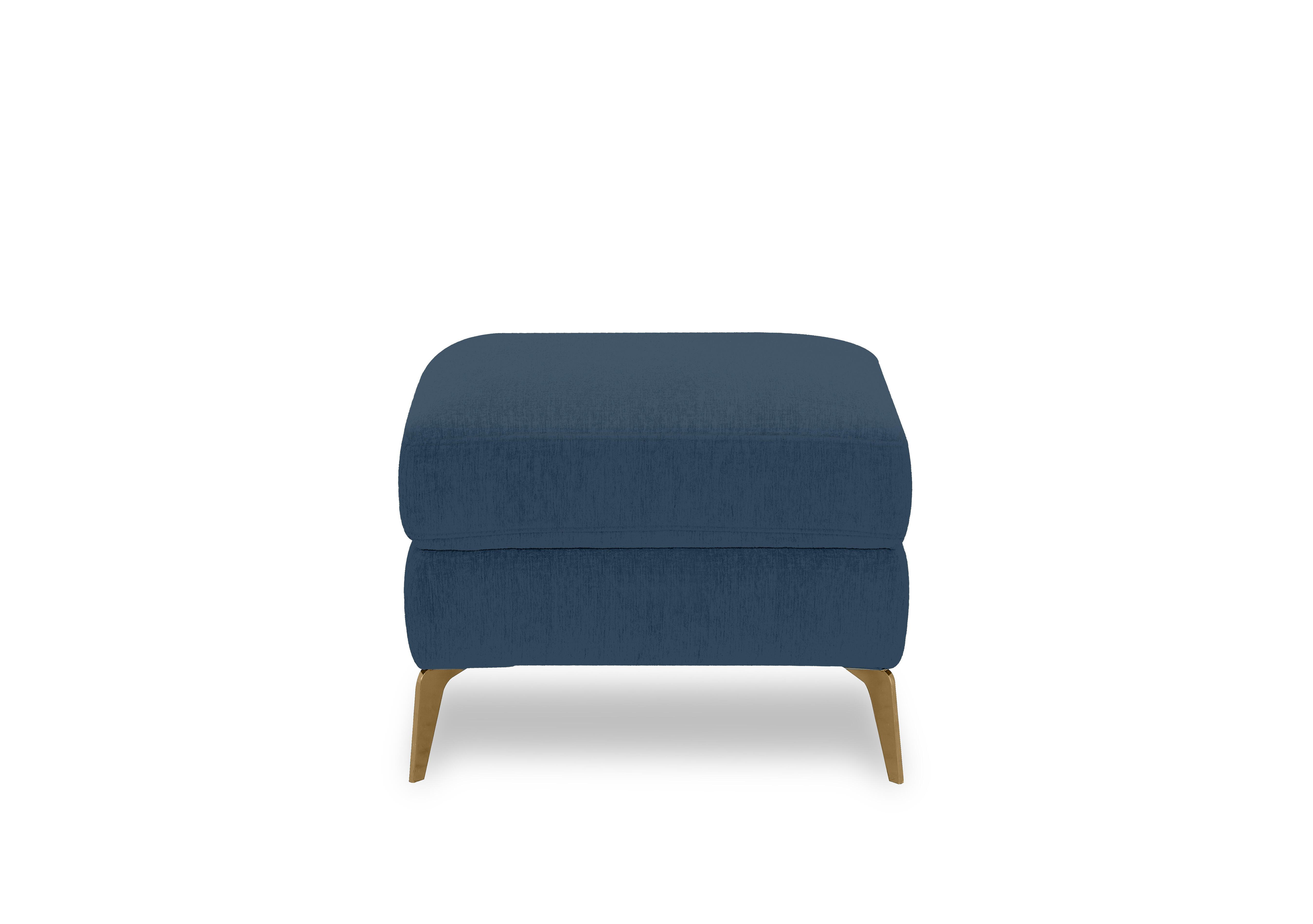 Eclipse Fabric Footstool in Fab-Dab-R23 Steel Blue Br on Furniture Village
