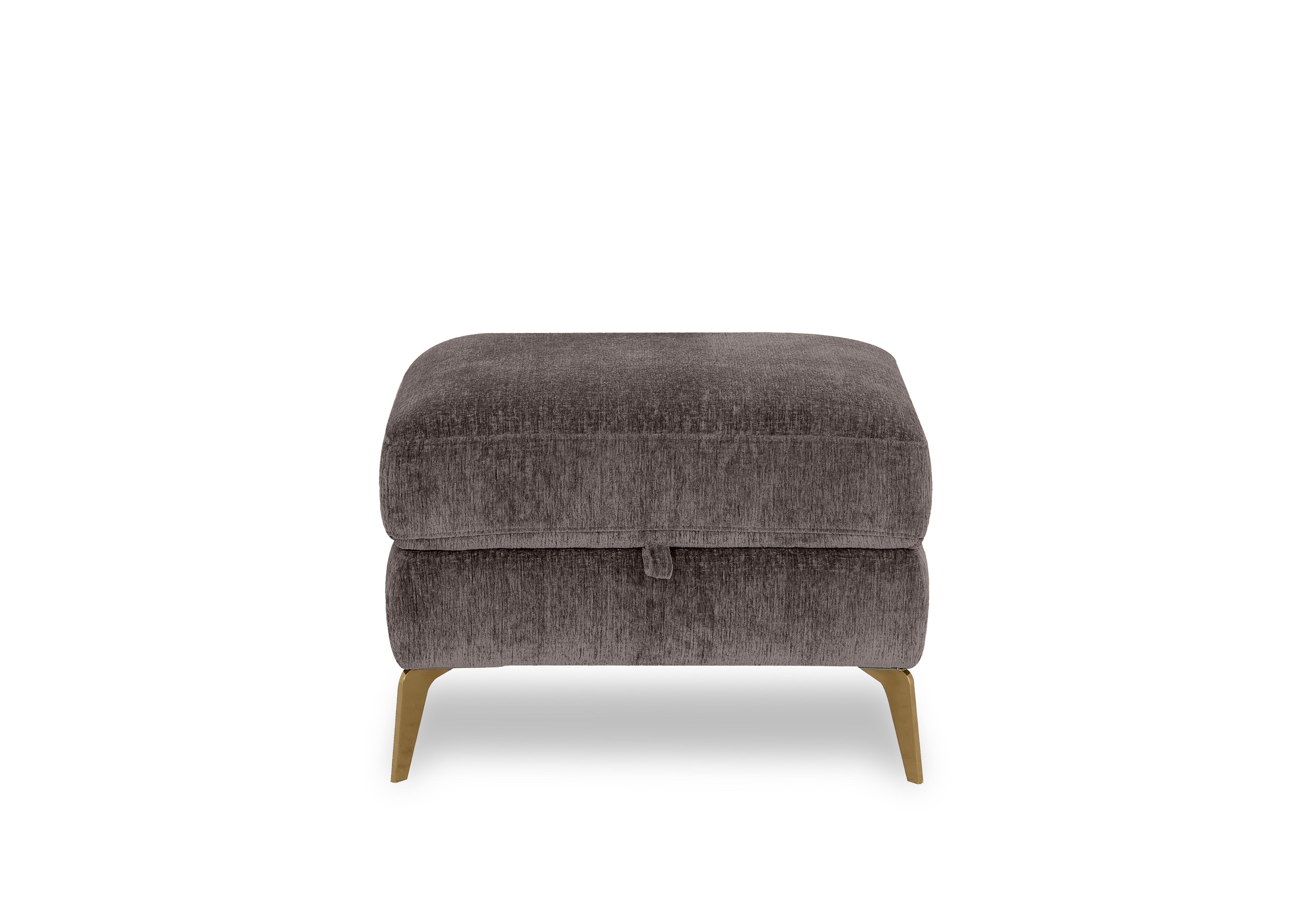 Eclipse Fabric Storage Footstool in Fab-Crn-R102 Cacao Br on Furniture Village