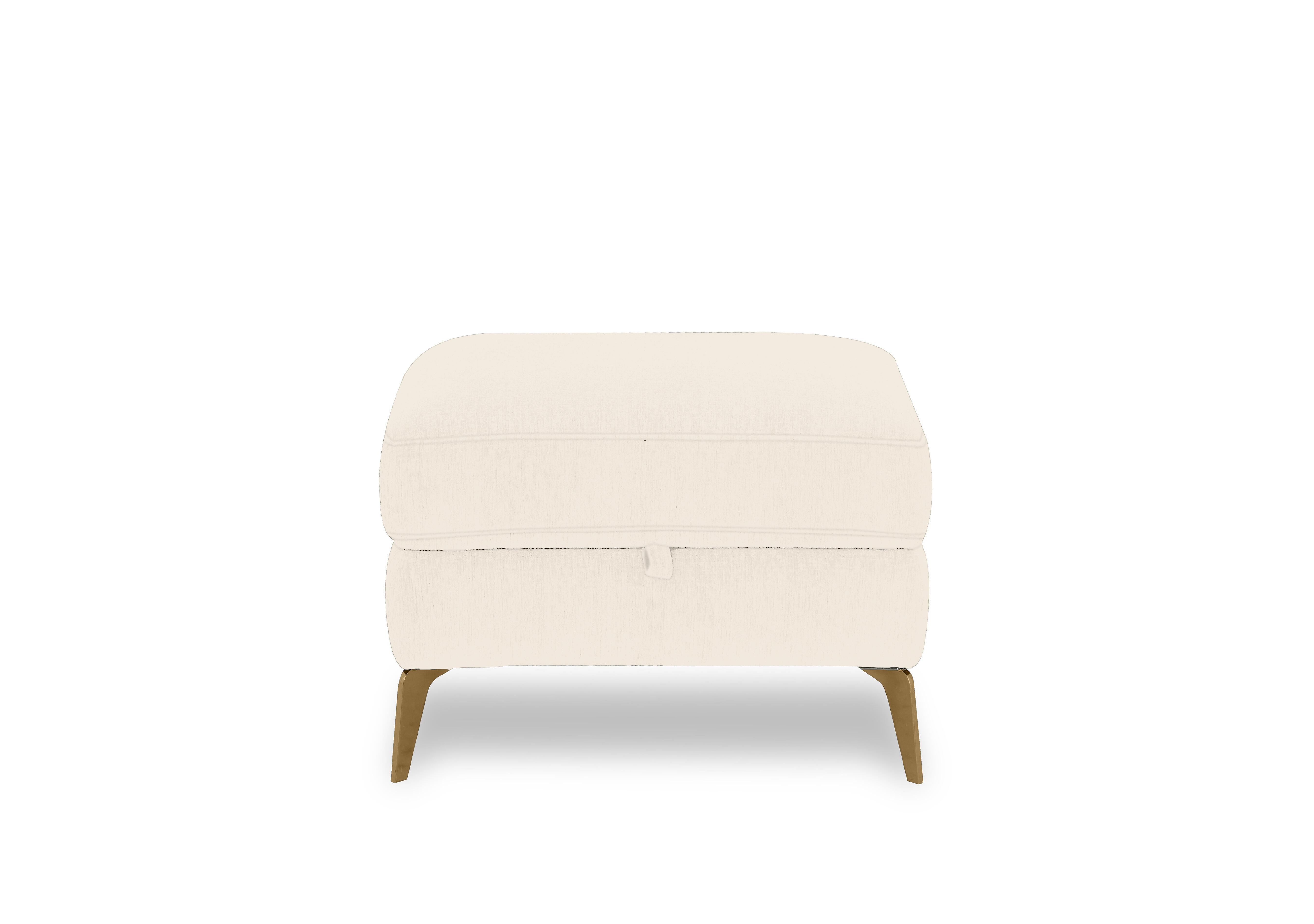 Eclipse Fabric Storage Footstool in Fab-Dab-R05 Cream Br on Furniture Village