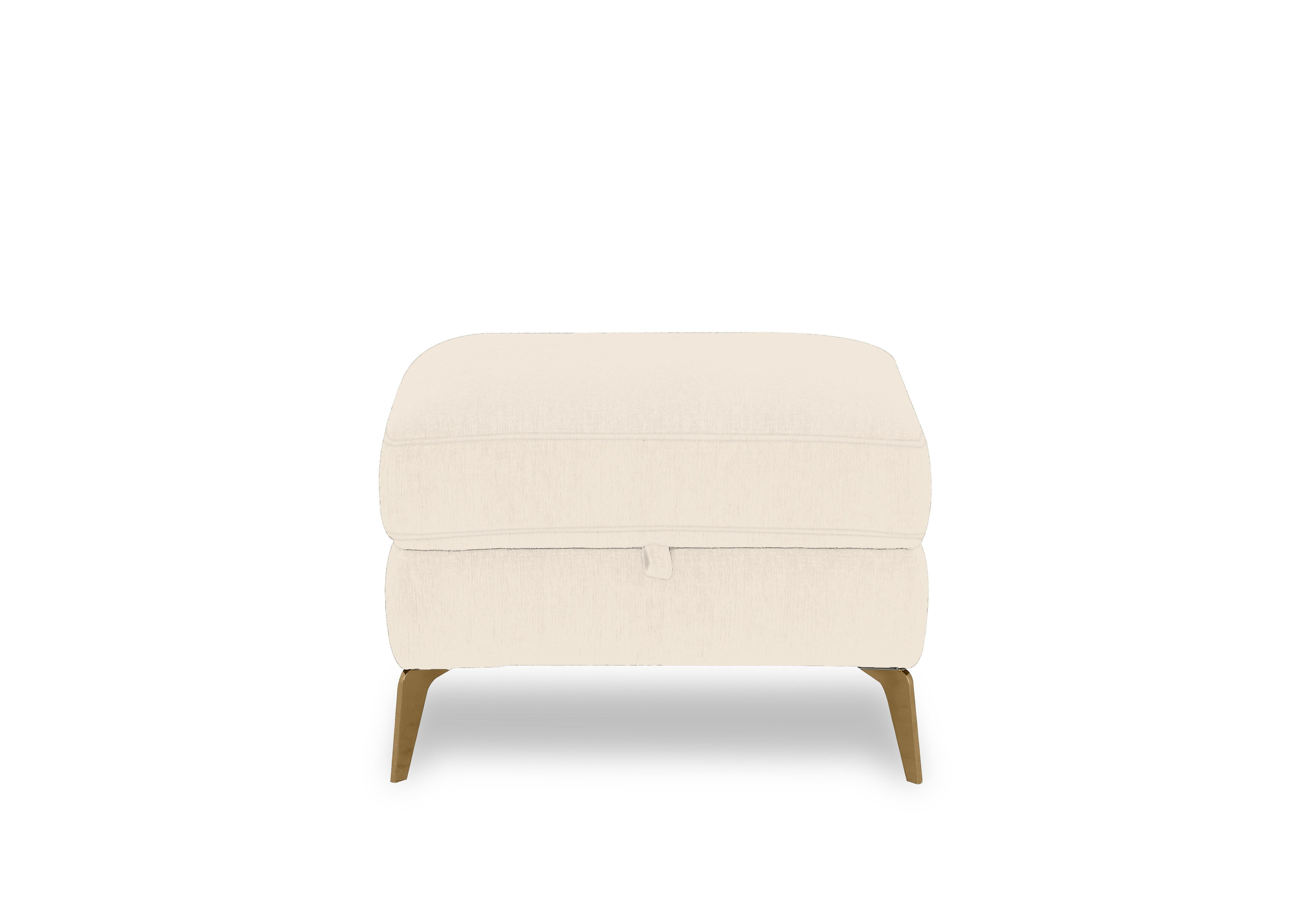 Eclipse Fabric Storage Footstool in Fab-Dab-R06 Beige Br on Furniture Village