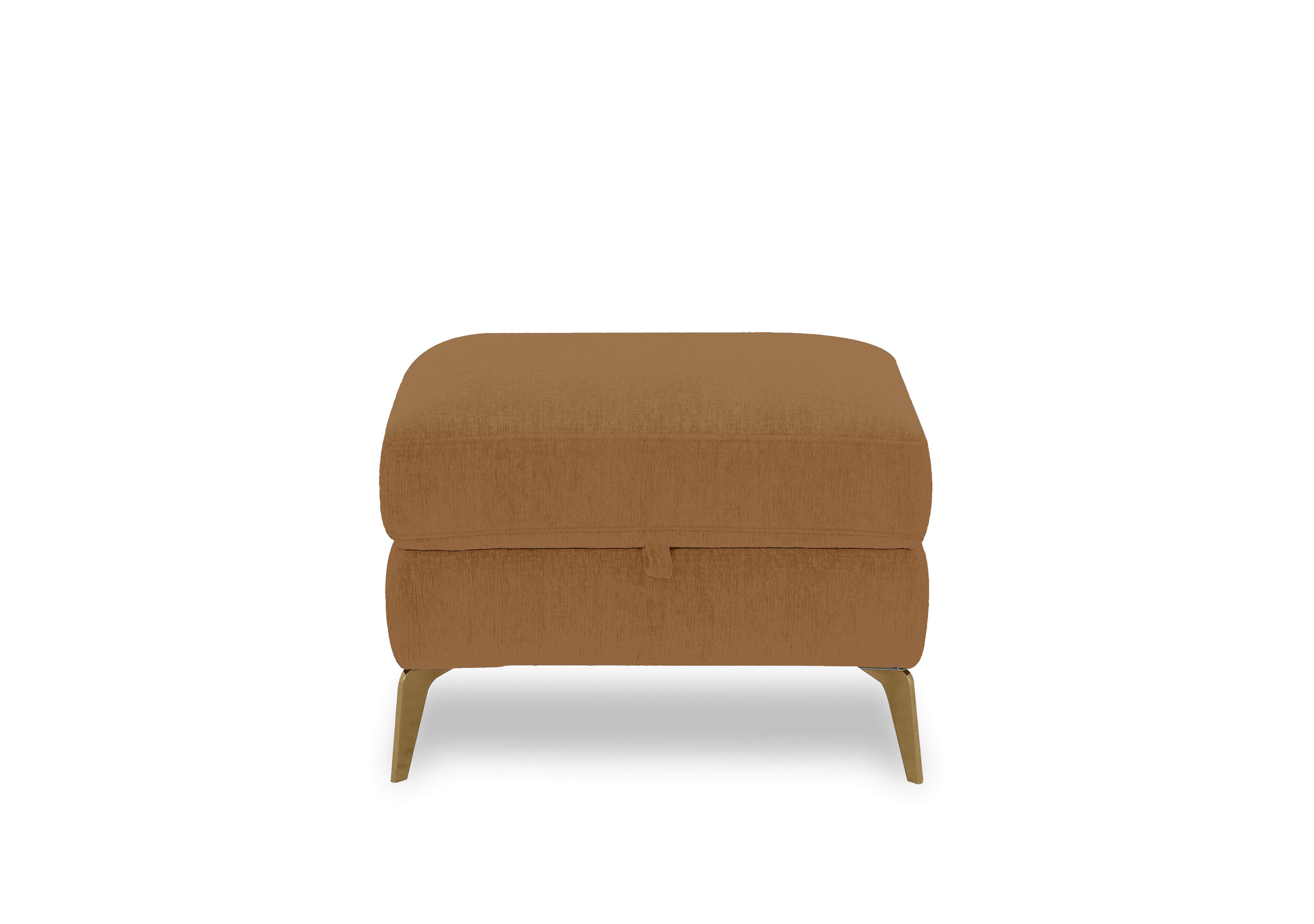 Eclipse Fabric Storage Footstool in Fab-Dab-R11 Fennelseed Br on Furniture Village