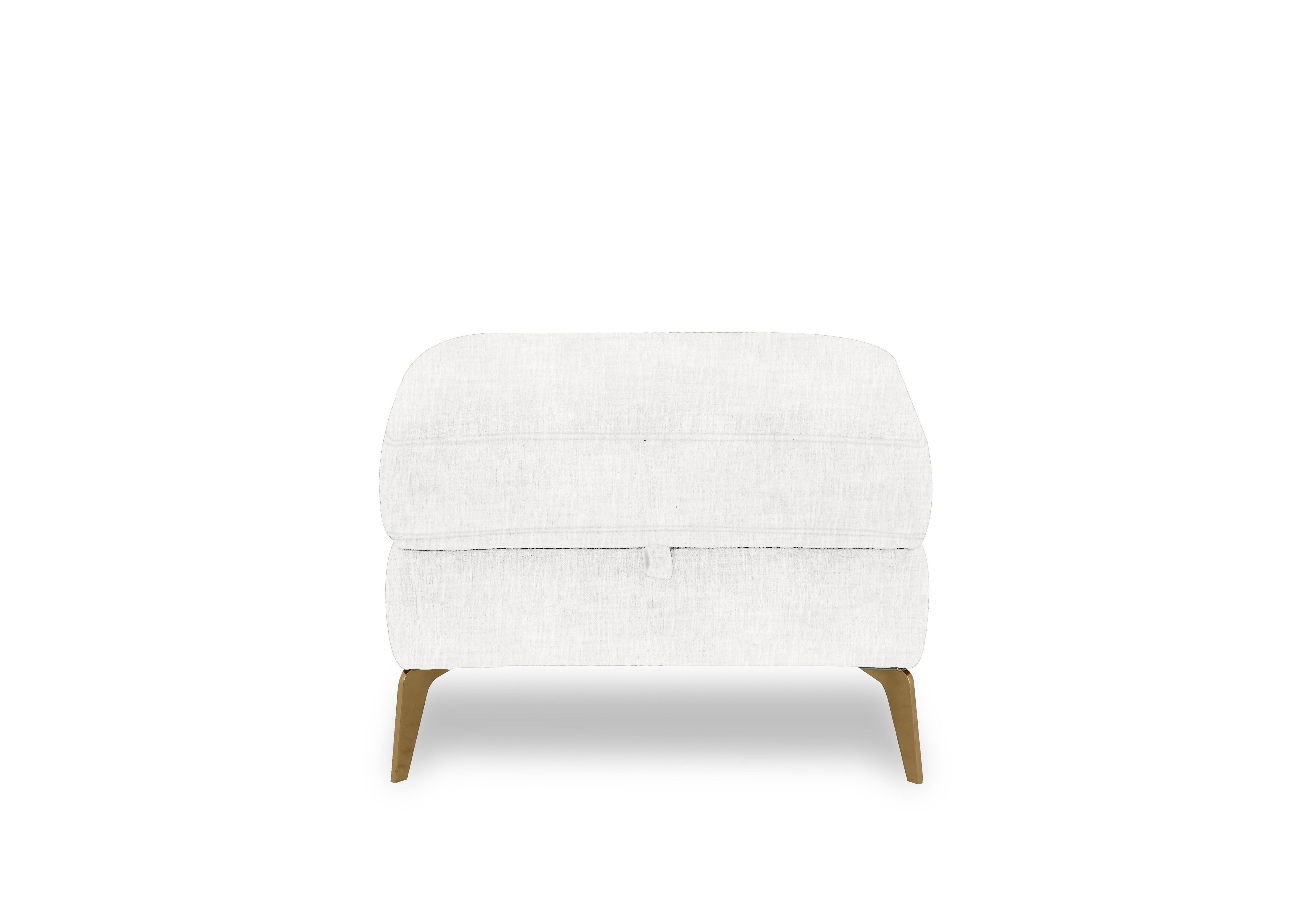 Eclipse Fabric Storage Footstool in Fab-Mga-R03 Frost Br on Furniture Village