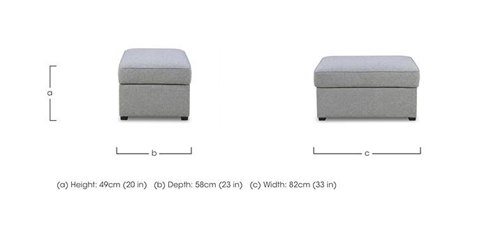 Slumber Footstool in  on Furniture Village