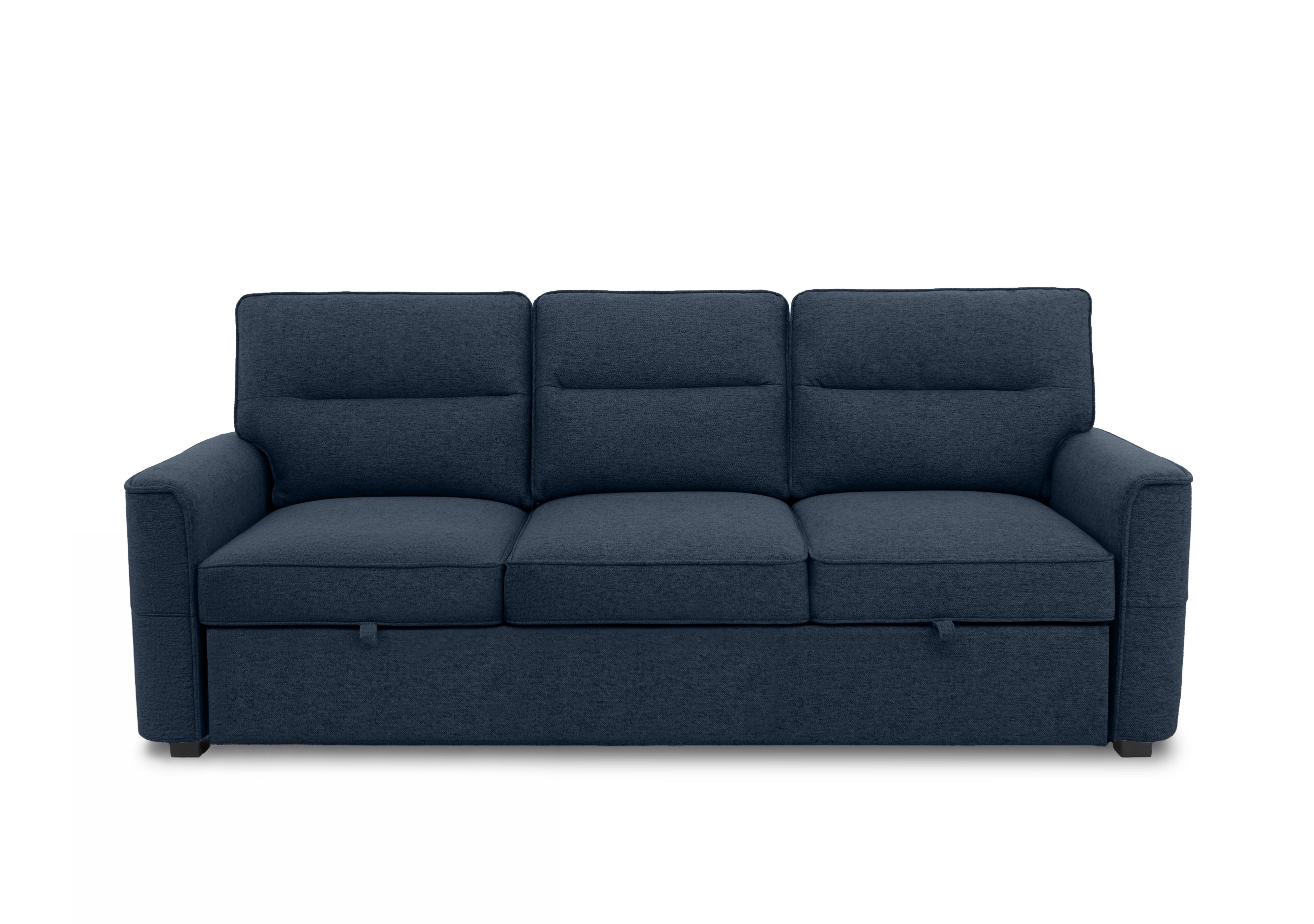 Slumber 3 Seater Sofa Bed in Navy on Furniture Village
