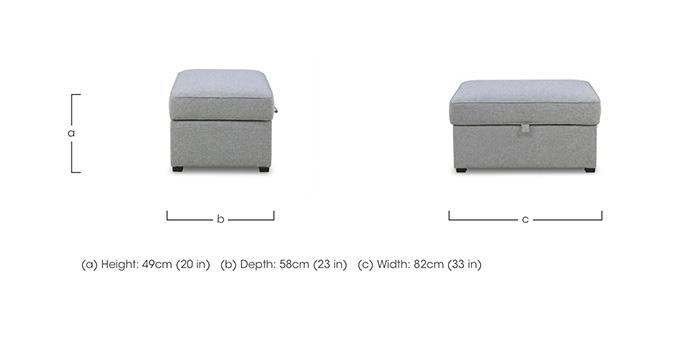 Slumber Storage Footstool in  on Furniture Village