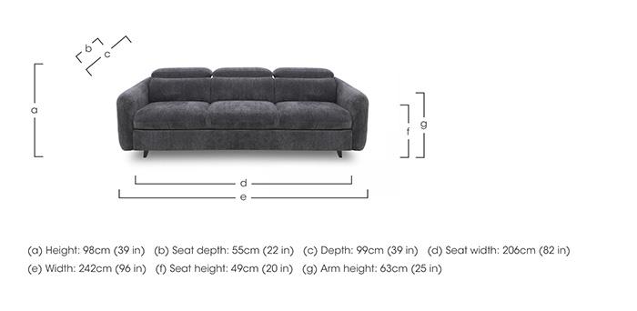 Snooze 3 Seater Sofa in  on Furniture Village